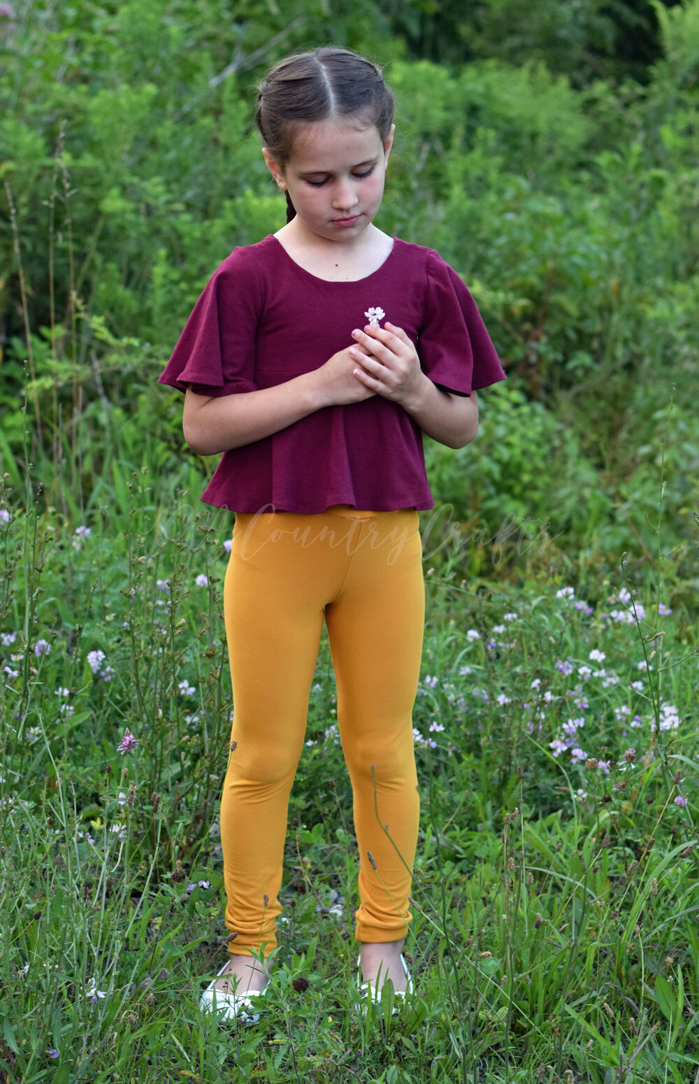 Frances and Indigo girls sewing patterns from Project Run and Play