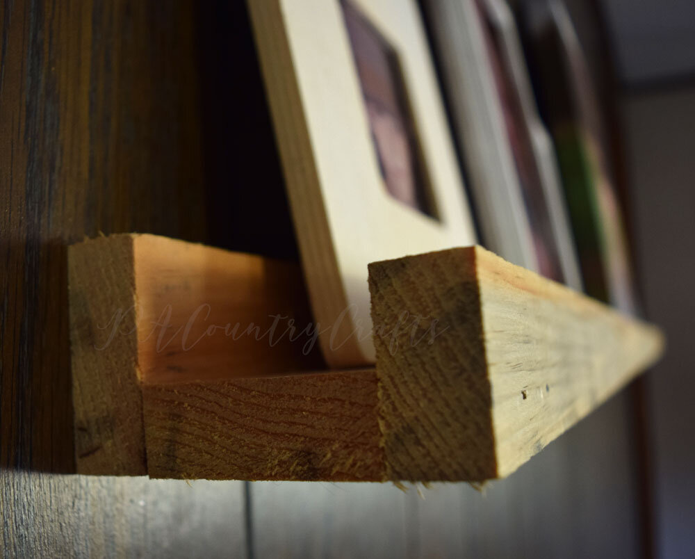 DIY Collage Shelf