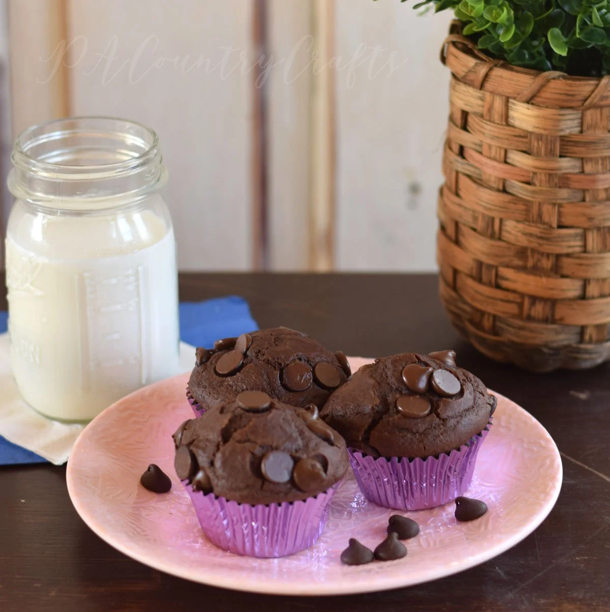 Double Chocolate Muffins Recipe