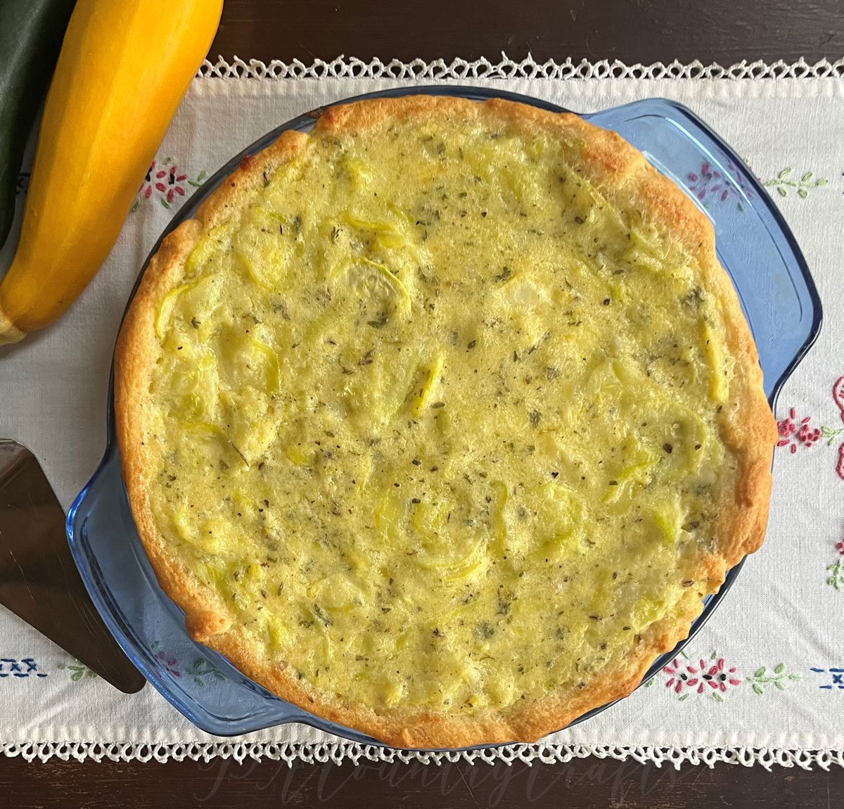 Cheesy Zucchini Pie
