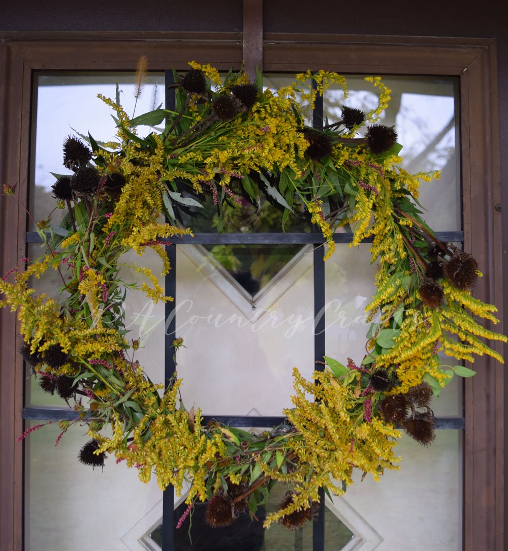 Fall Weed Wreath