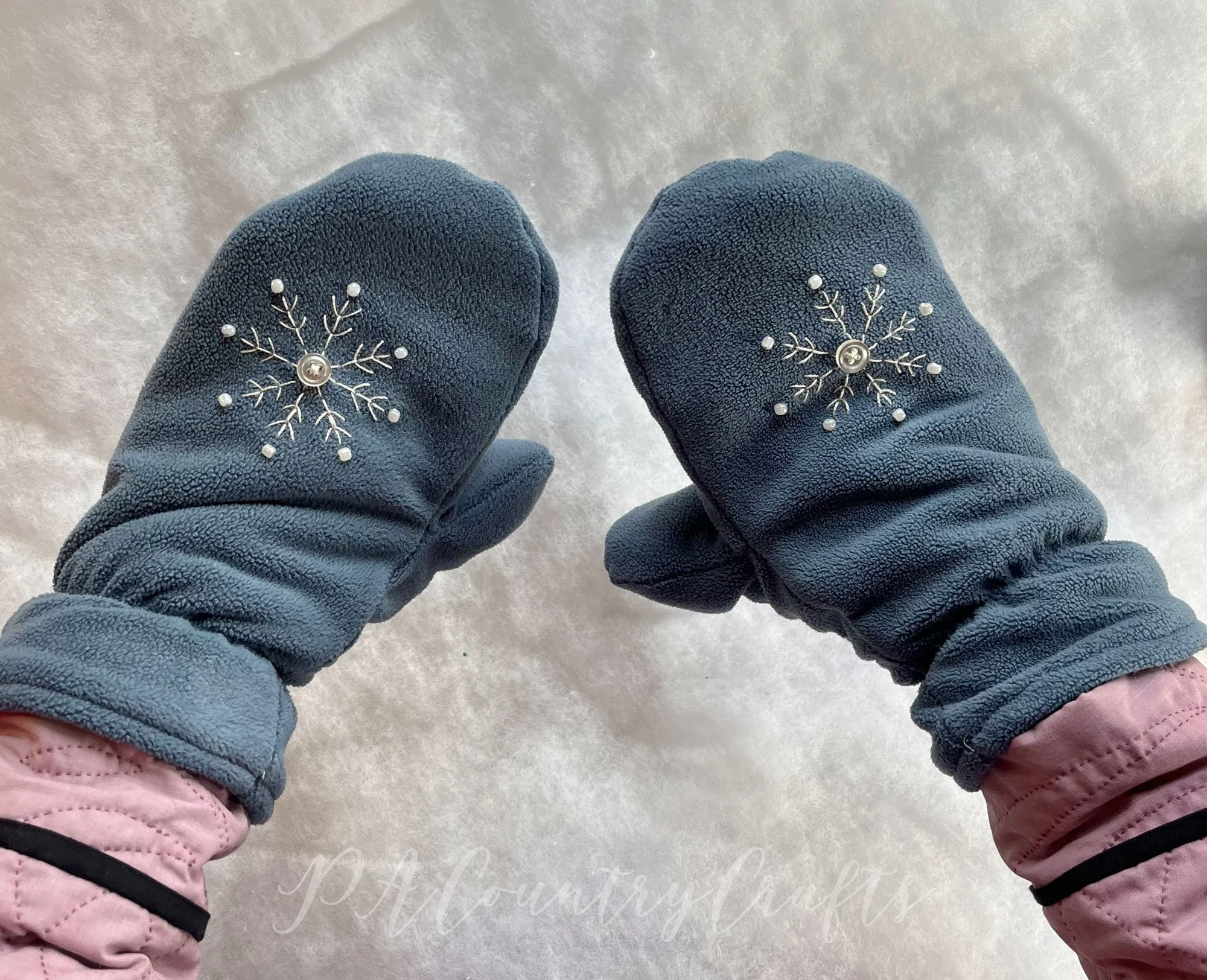 Upcycled Sun Dog Mitts