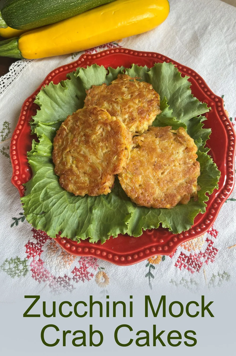 Zucchini Mock Crab Cakes Recipe — PACountryCrafts