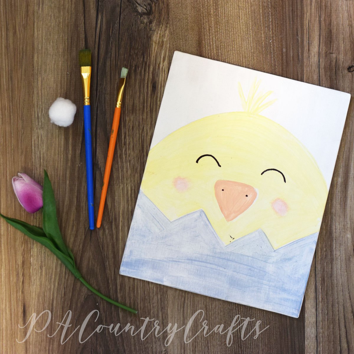 Kids Easter Canvas Paintings — PACountryCrafts