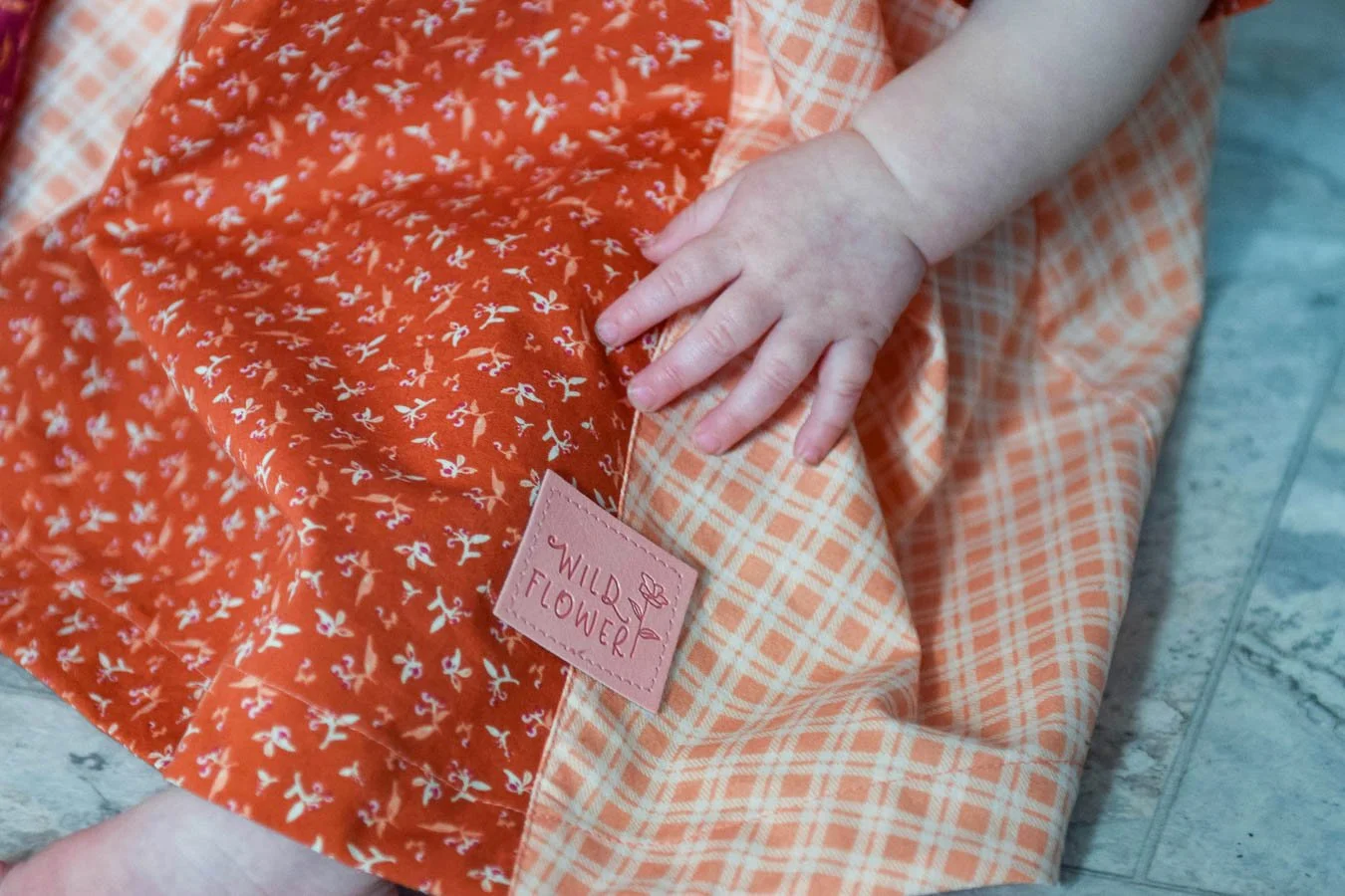 Shine Bright Label Co wild flower pink label