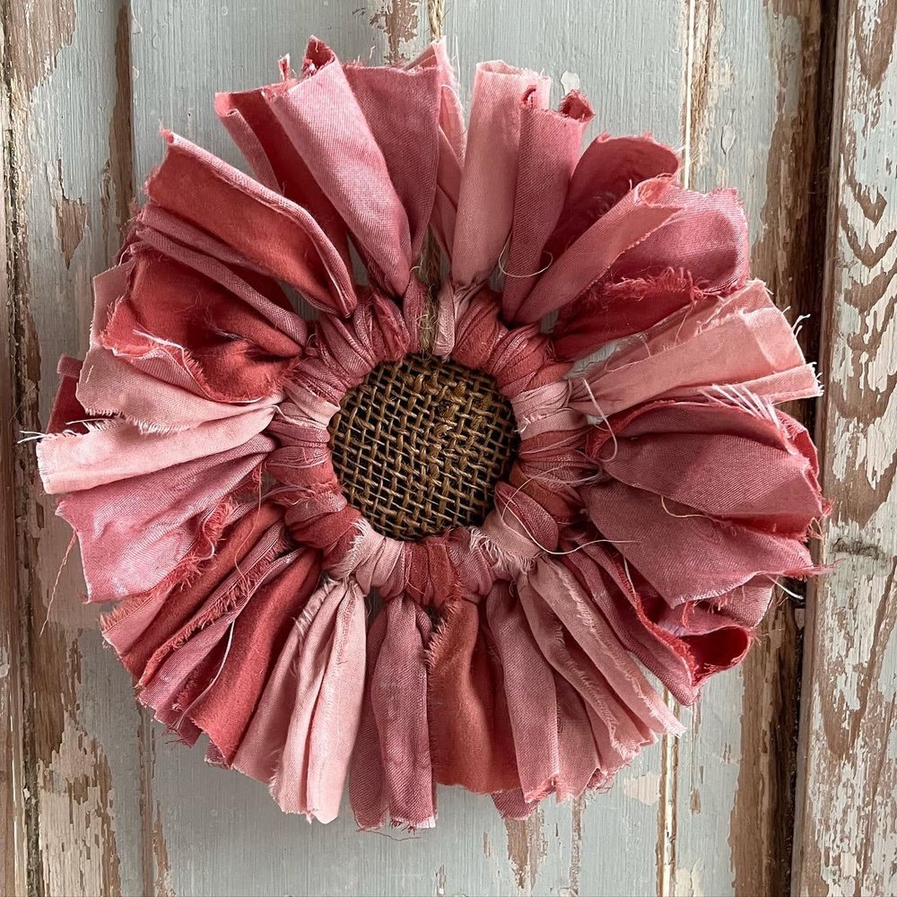 Canning Ring Rag Sunflowers — PACountryCrafts