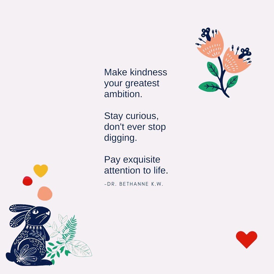 | Curiosity and Kindness |
⁣If we approached
our lives and traded
expectation for
kind curiosity&mdash;
⁣
✨
⁣
What might we find?
⁣What might we feel?
⁣What might we heal?
⁣What might we see?
⁣
✨
⁣
And in this space
of opening grace&mdash;
imagine th