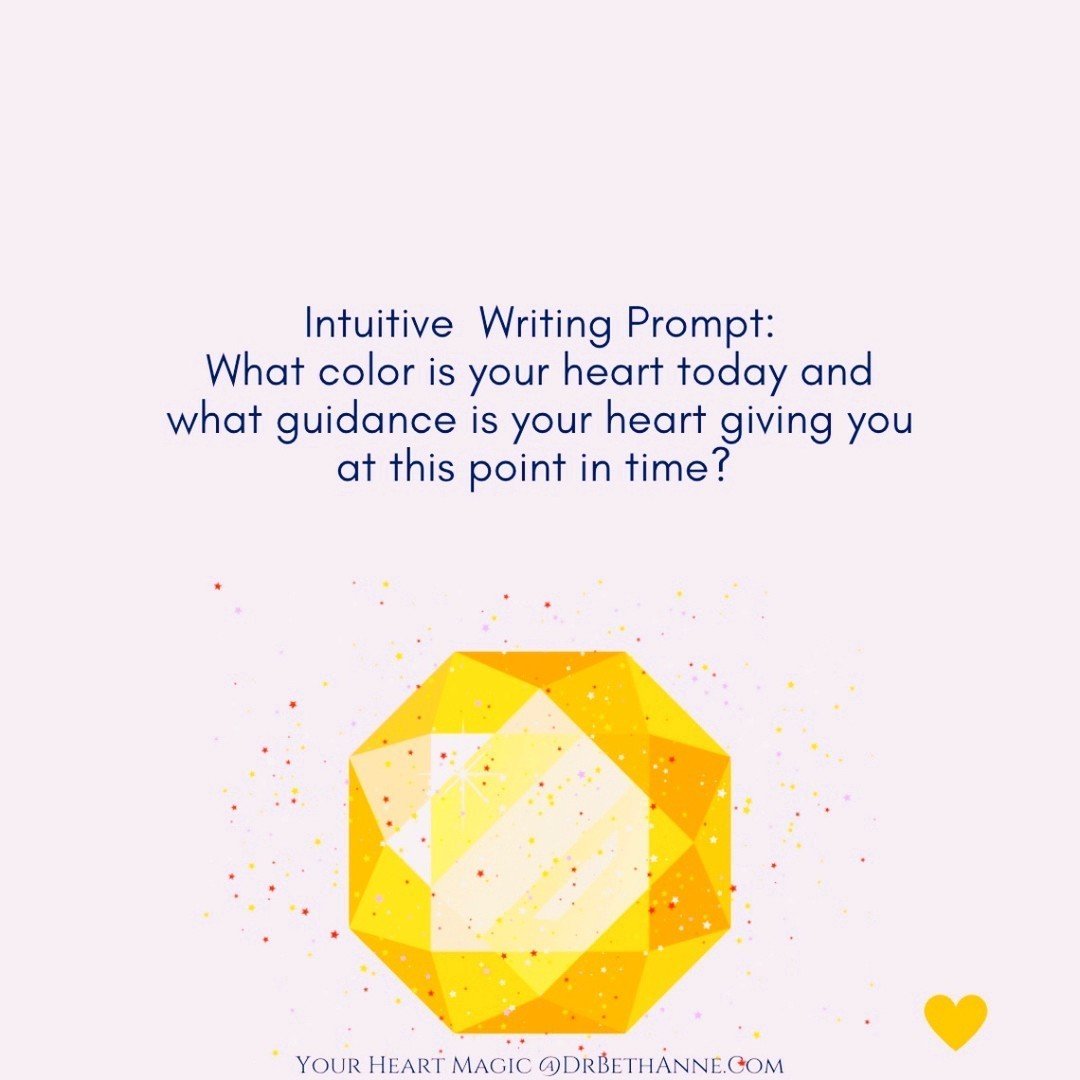 ✨ One of my favorite questions and simple guided meditations ever: what color is your heart today and what guidance does it have for you right now?

💛

Sometimes I begin my morning with this question and write down the answer in my journal, and some