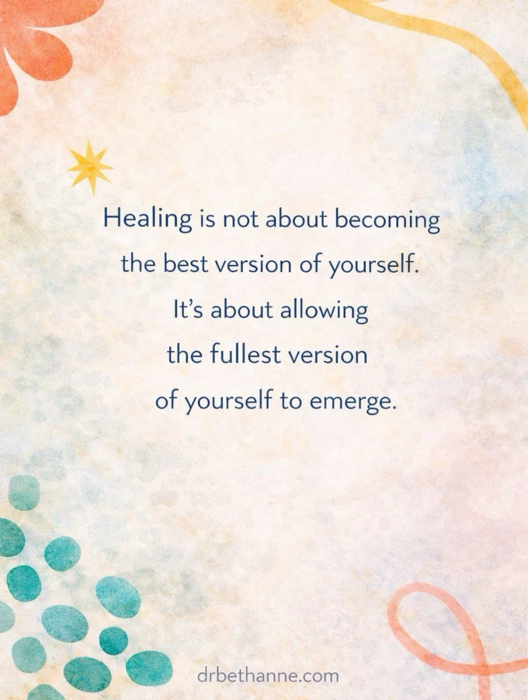 ✨ Sometimes self-care isn&rsquo;t about doing more.

It&rsquo;s about releasing the pressure
to become something different&hellip;
and allowing yourself to simply be.

To receive.
To breathe.
To gift yourself a little more grace and compassion.

Heal