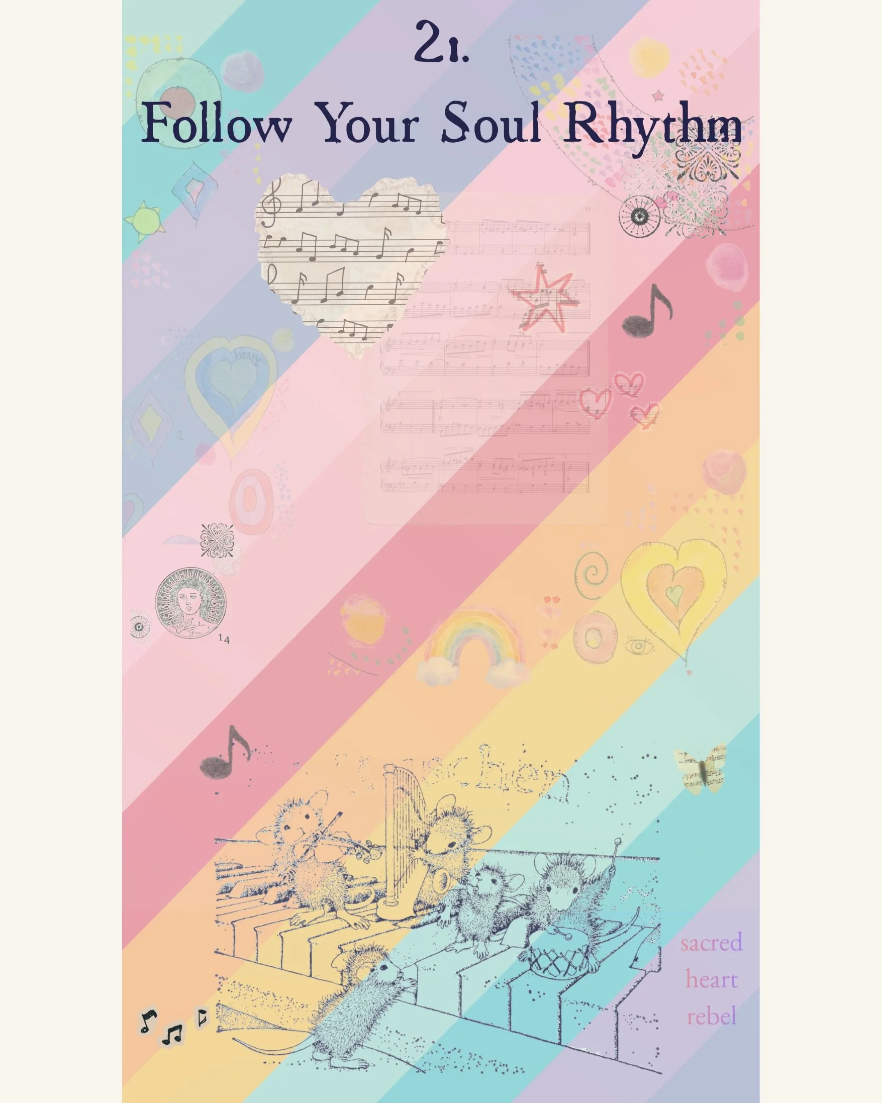 A Little Thursday Oracle Note ✨ | Follow Your Soul Rhythm

Does anyone else feel like the world has been moving at about twelve different speeds lately?

🎶

Follow Your Soul Rhythm is a reminder that we don&rsquo;t all have to move at the same pace.