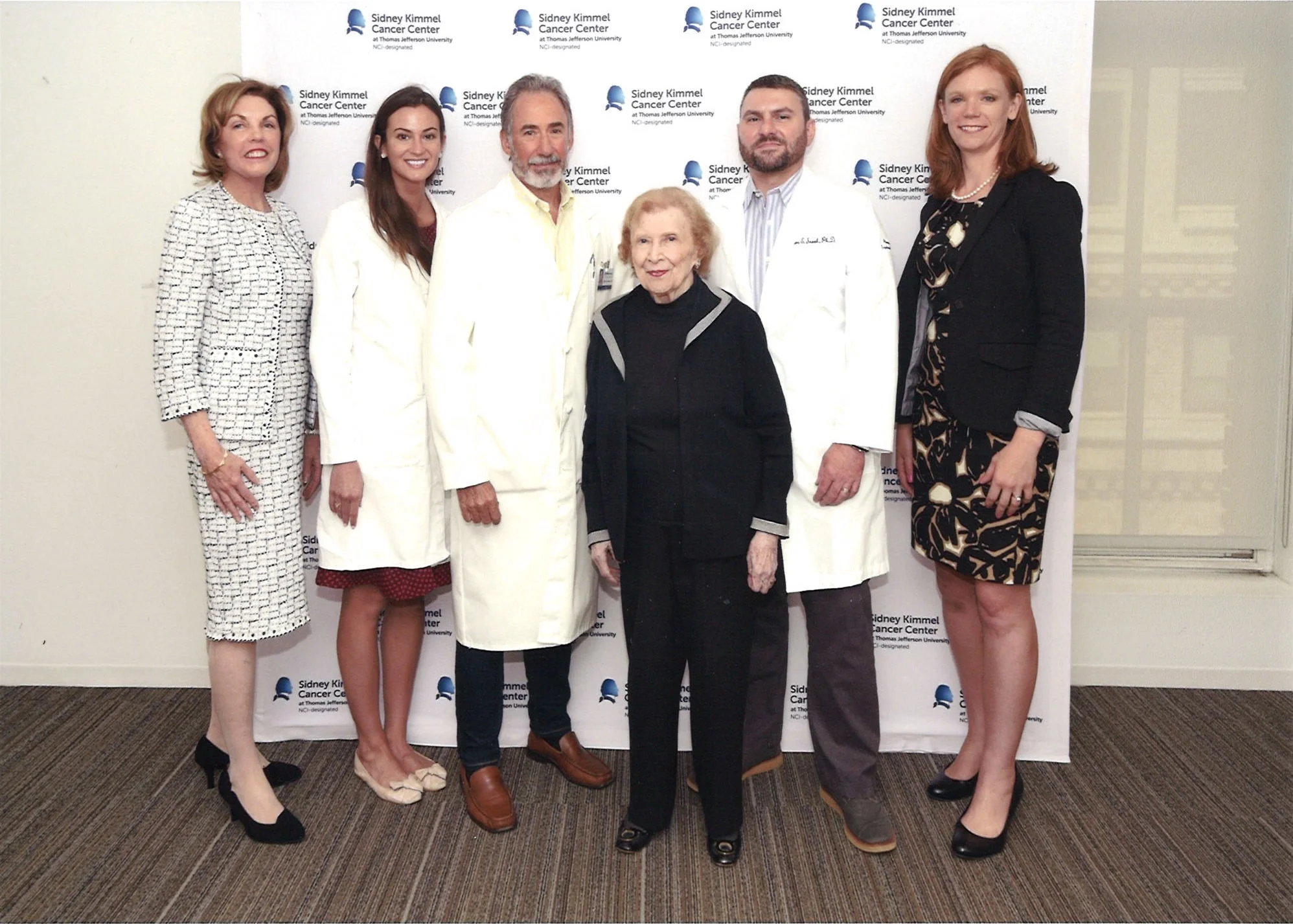 Left to right: Elizabeth Dale, Ellen Caparosa, Scott Waldman, Concetta Greenberg, Adam Snook, and Suzanne Beers.