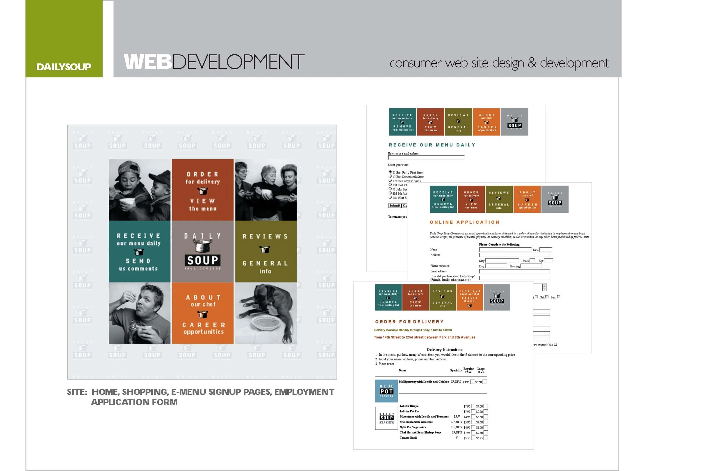 Dailysoup Marketing: Website