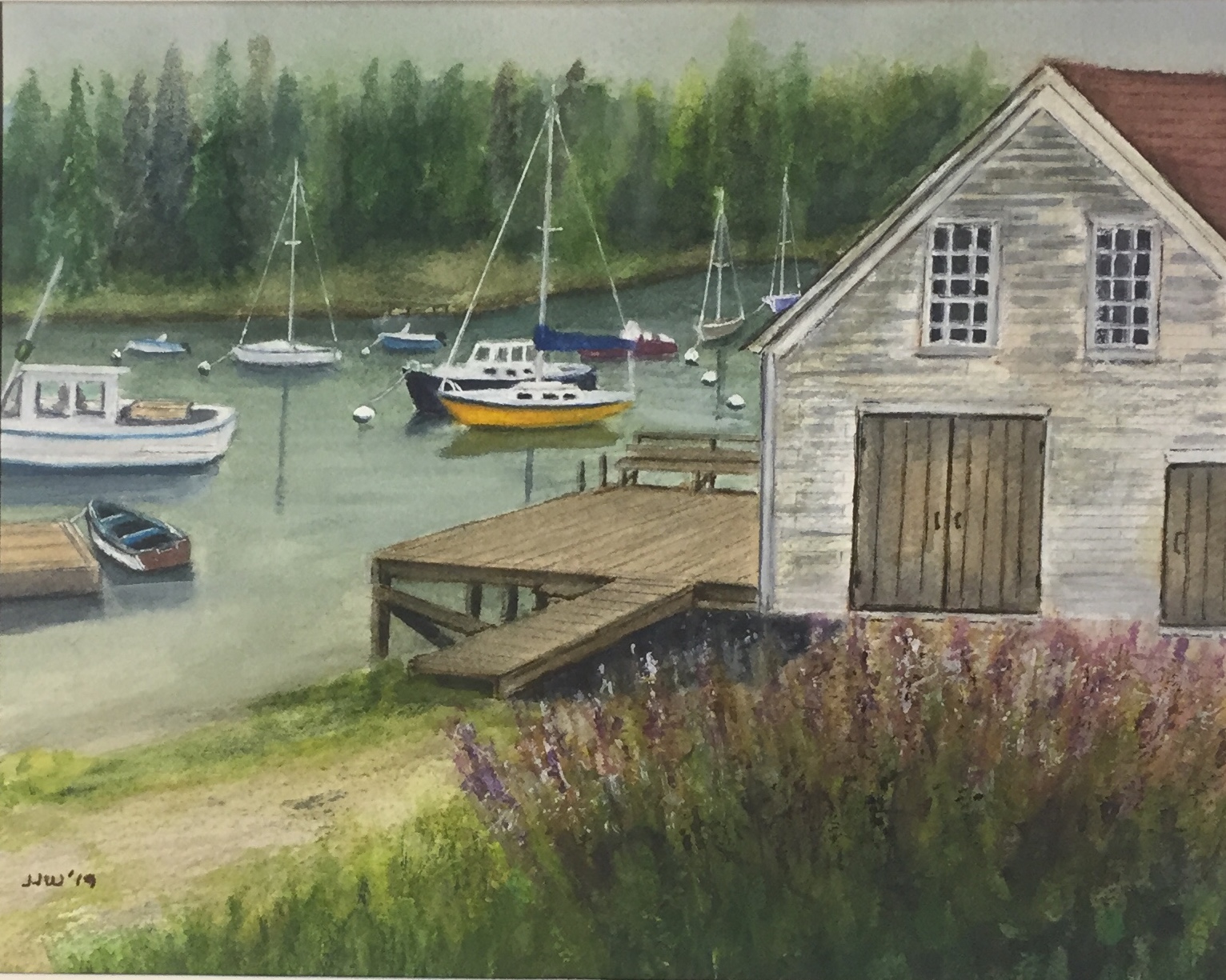 "The Yellow Boat"....Maine (Copy)