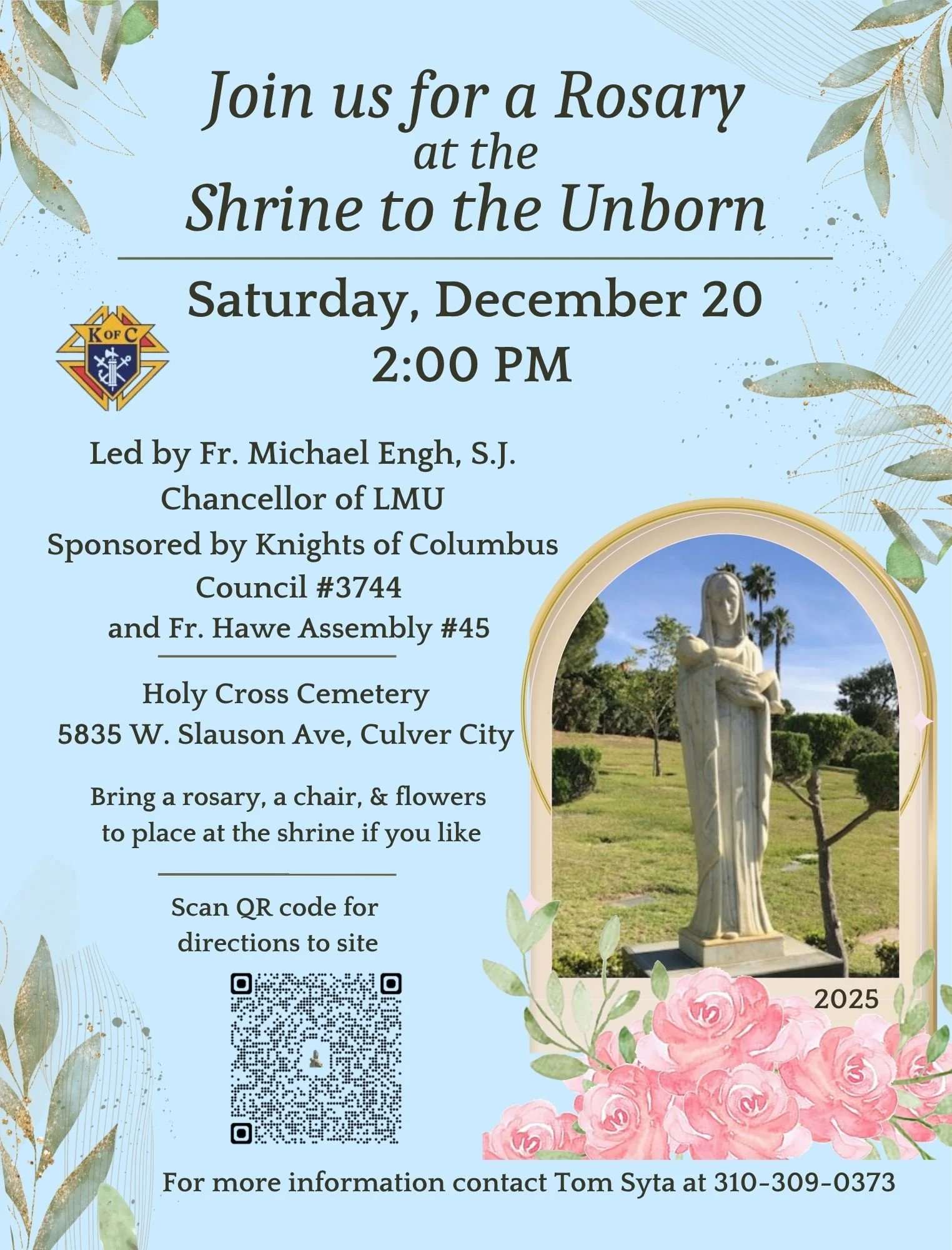 Rosary at the Shrine to the Unborn