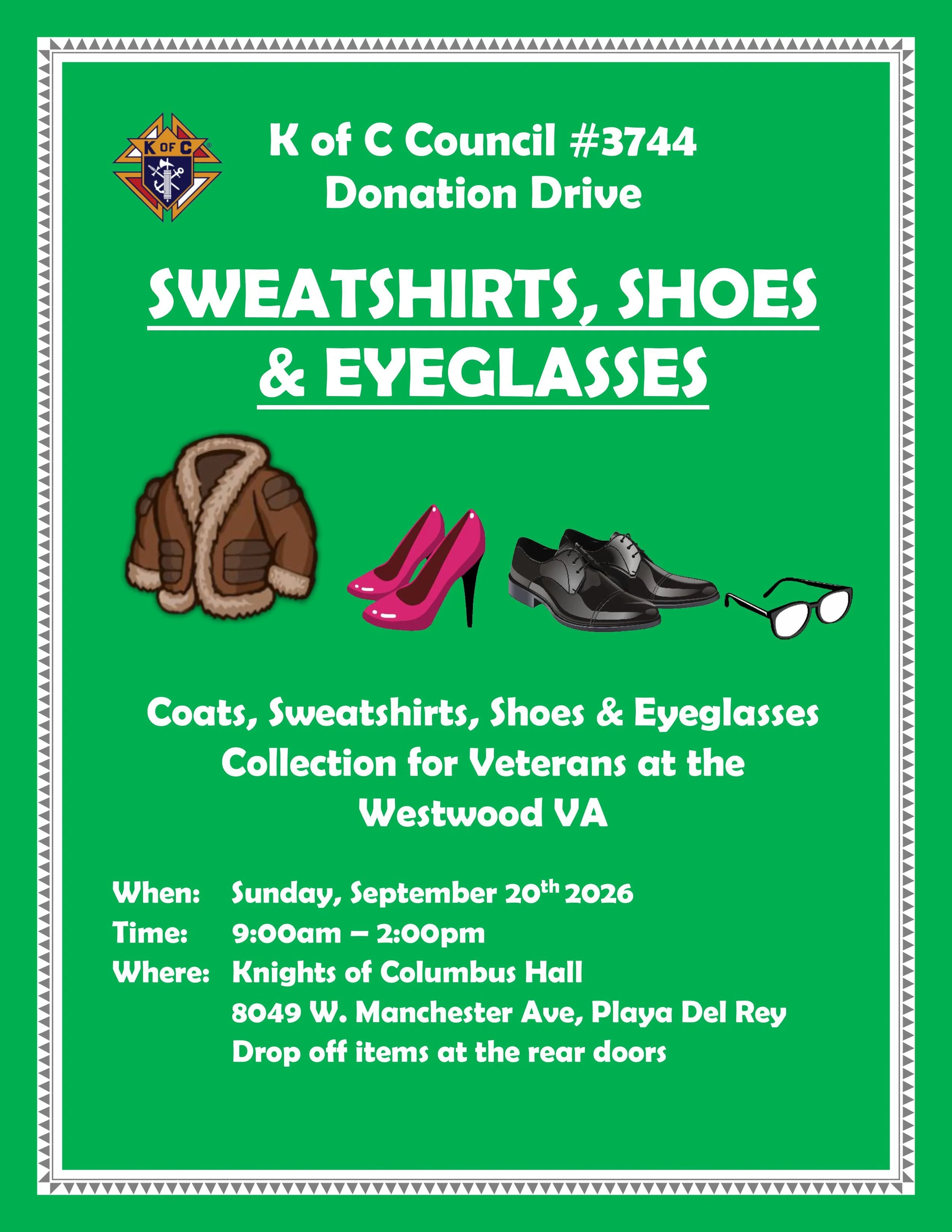 Council #3744 VA Donation Drive