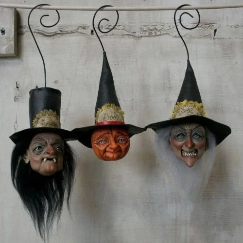 Halloween piKINic with Floating Witch's Head &amp; Moon Owl's Mages