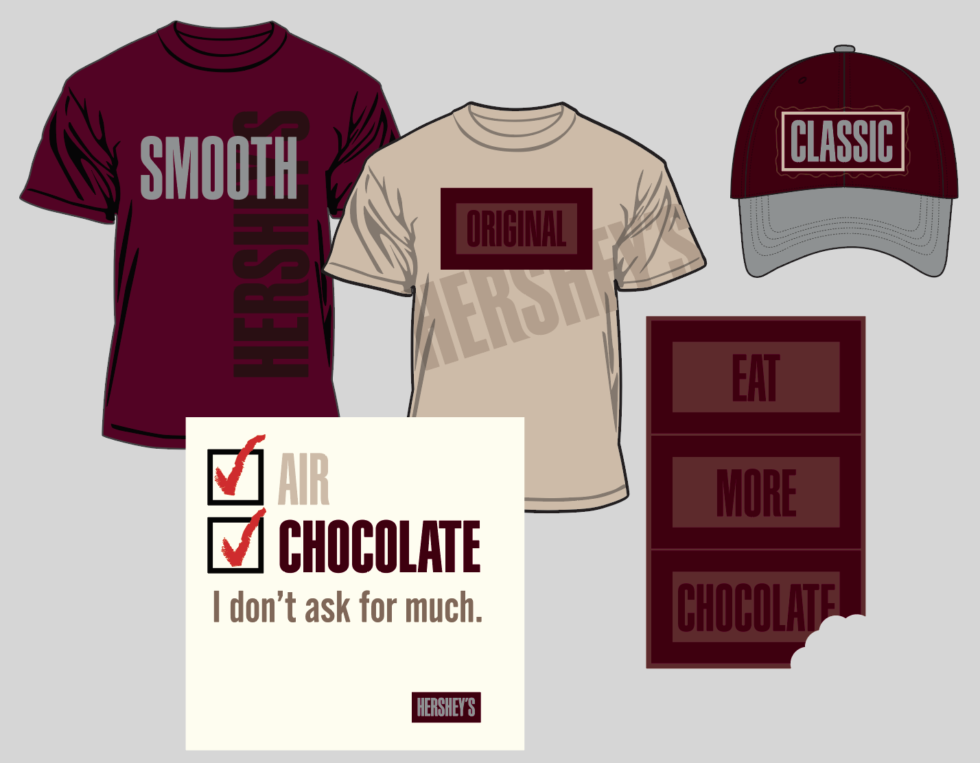 Hershey's Chocolate "Verbiage" collection