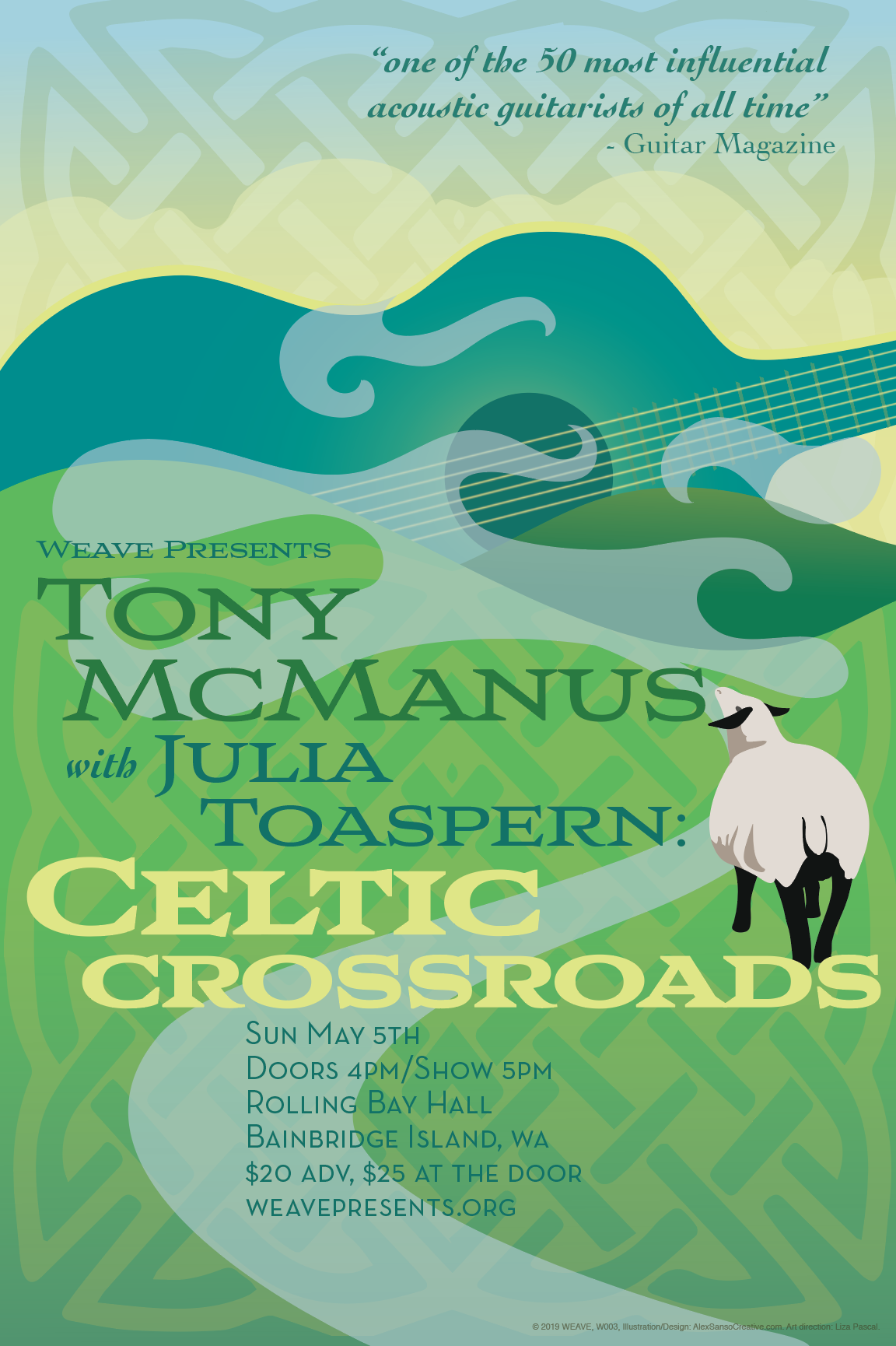 Celtic Crossroads concert poster