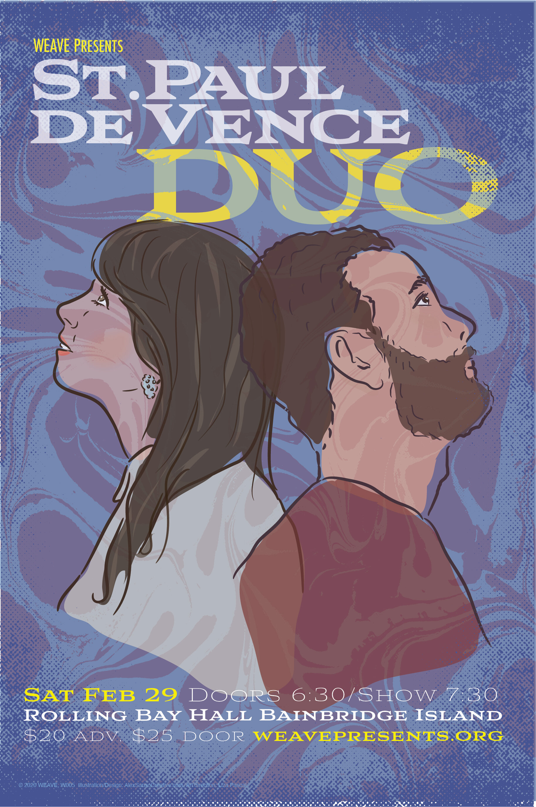 St Paul de Vence Duo poster