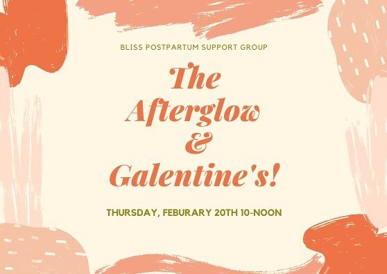 The Afterglow: A monthly postpartum support group for mothers!

Ever wonder if you are the only one feeling stressed and alone
now that a baby has joined your family? Wasn&rsquo;t it supposed to
be easier? If you are finding yourself feeling sad, anx