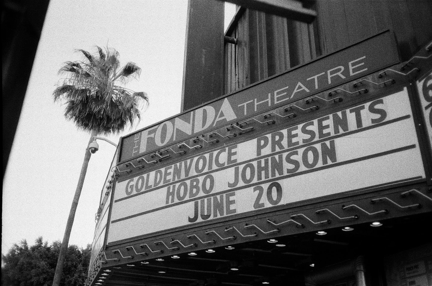 @hobojohnson concert on TMax 3200 - 06/20/2024

This was one of the most fun concerts ever. 🥹

Molly got tickets for my birthday and didn&rsquo;t want us to have to drive, so we caught the Metro from Long Beach to Vine and got food at sunset before 