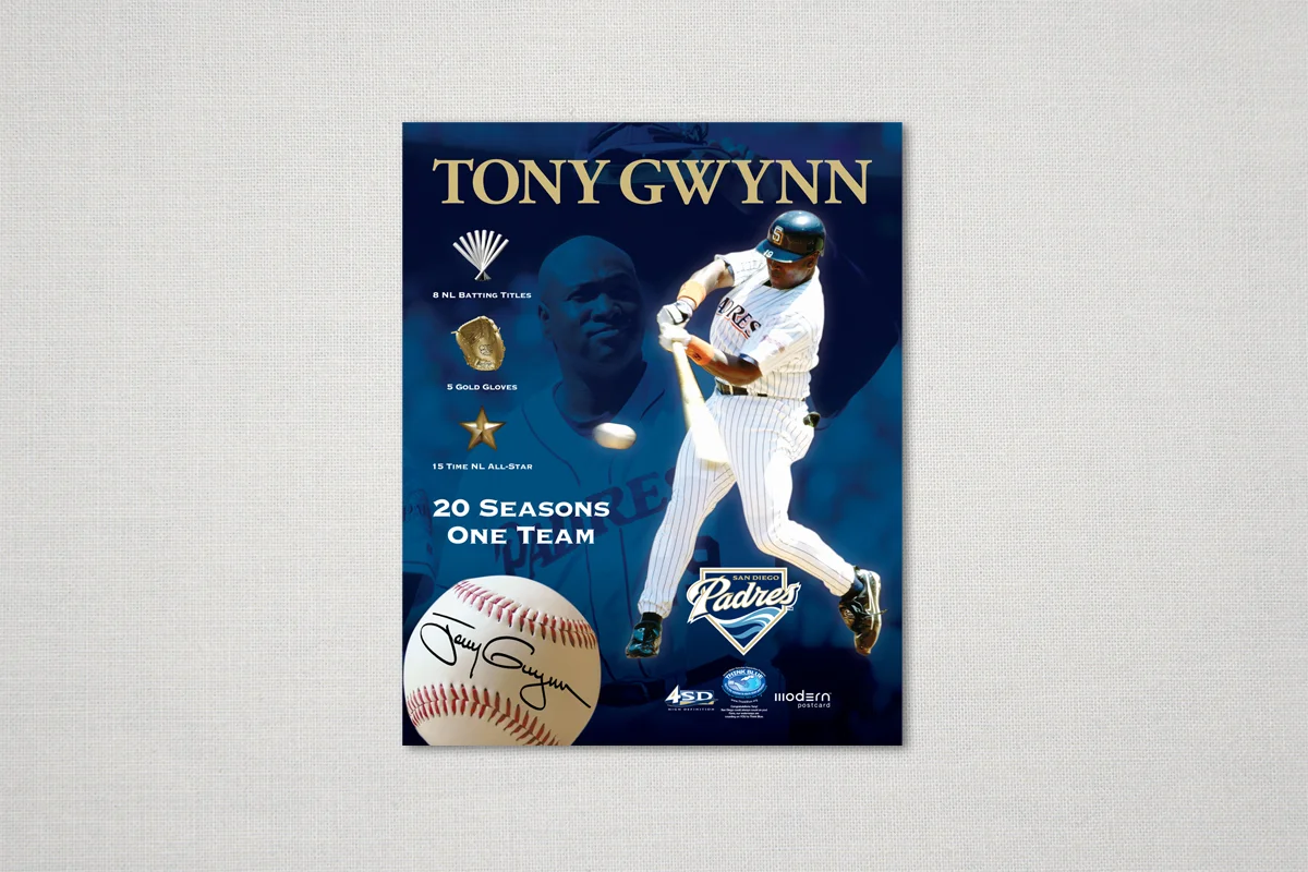  Tony Gwynn Poster for San Diego Padres  