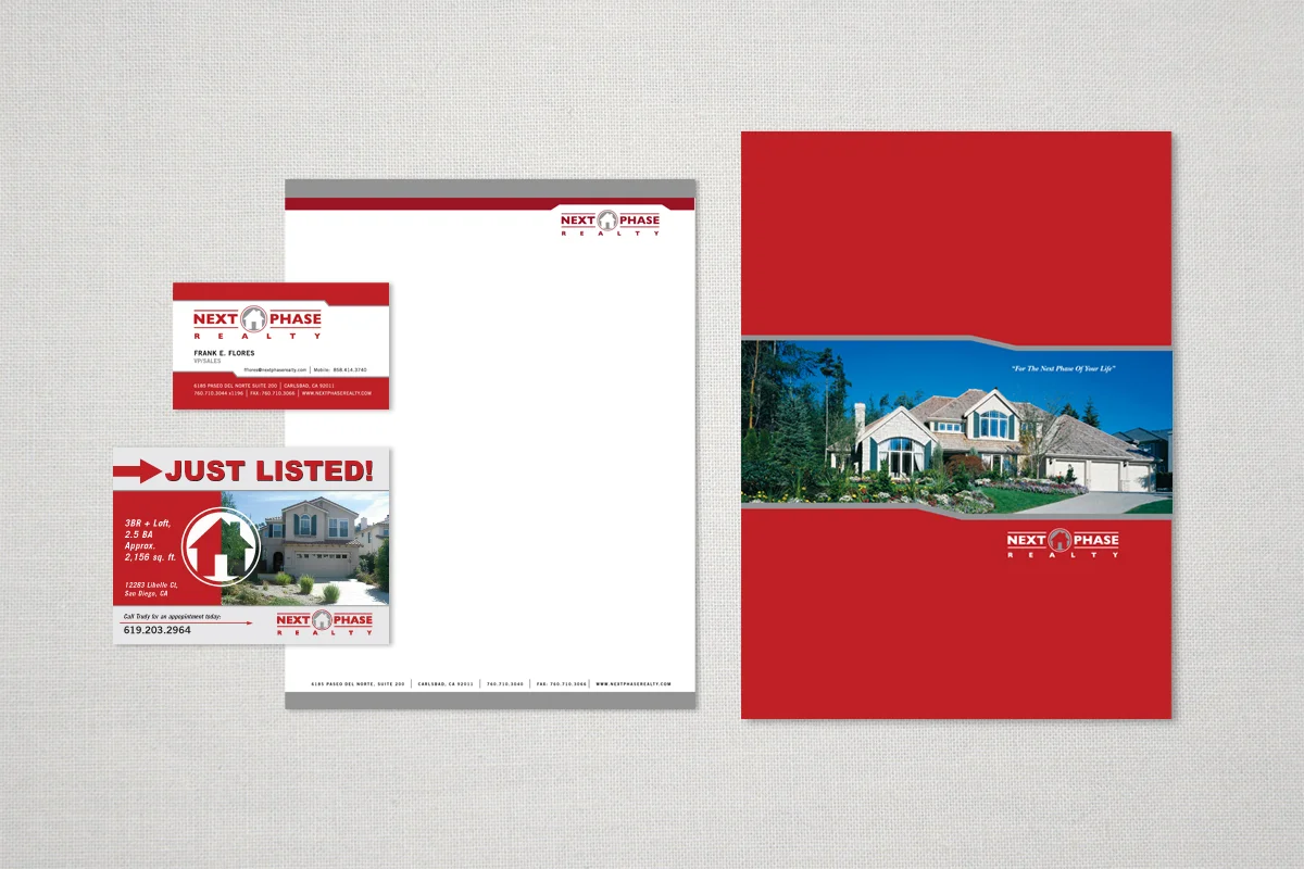  Next phase Realty: Business Collateral and Direct Mail Advertising 