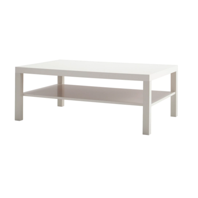 Large White Coffee Table .png