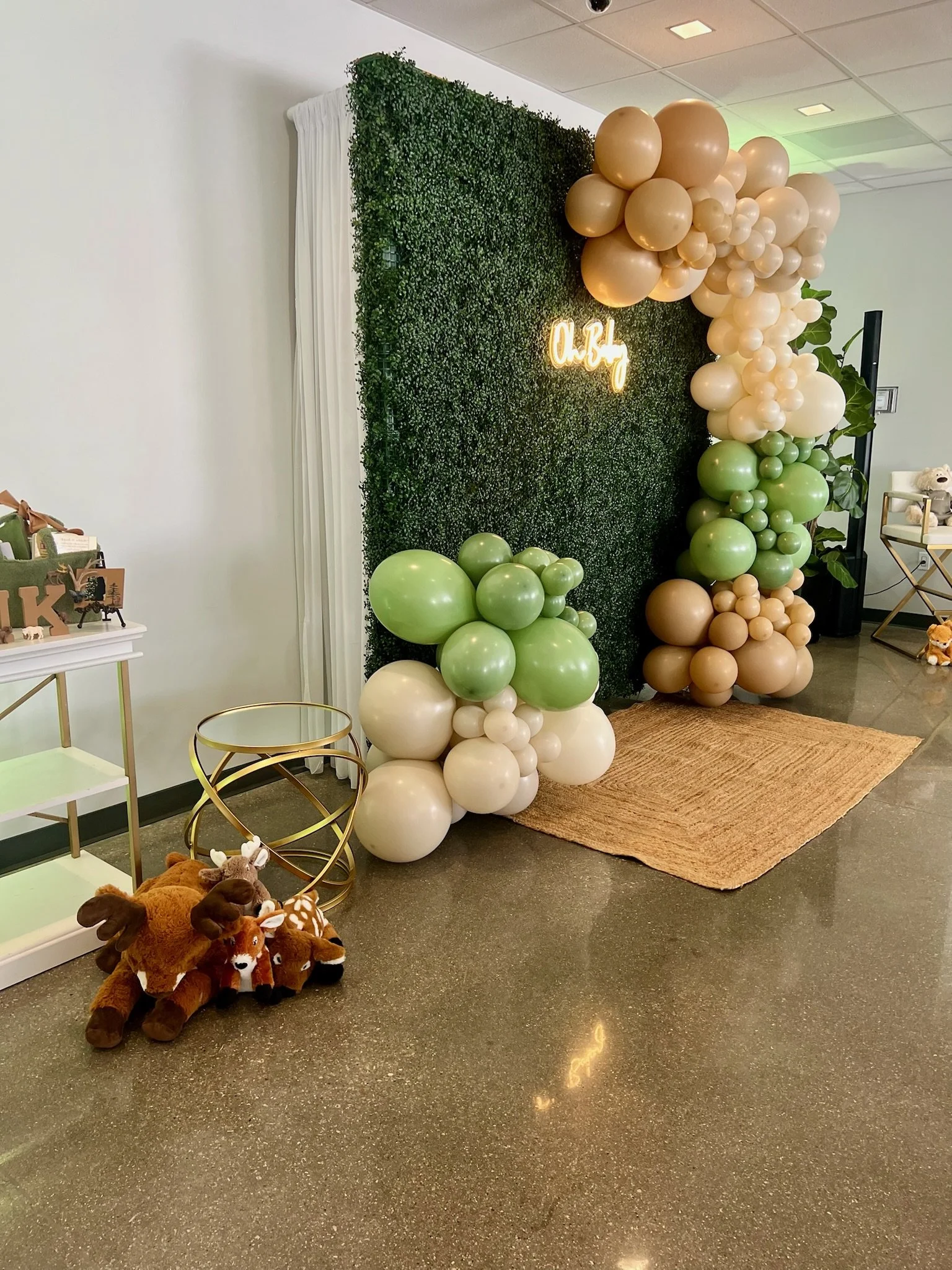 wilderness baby shower