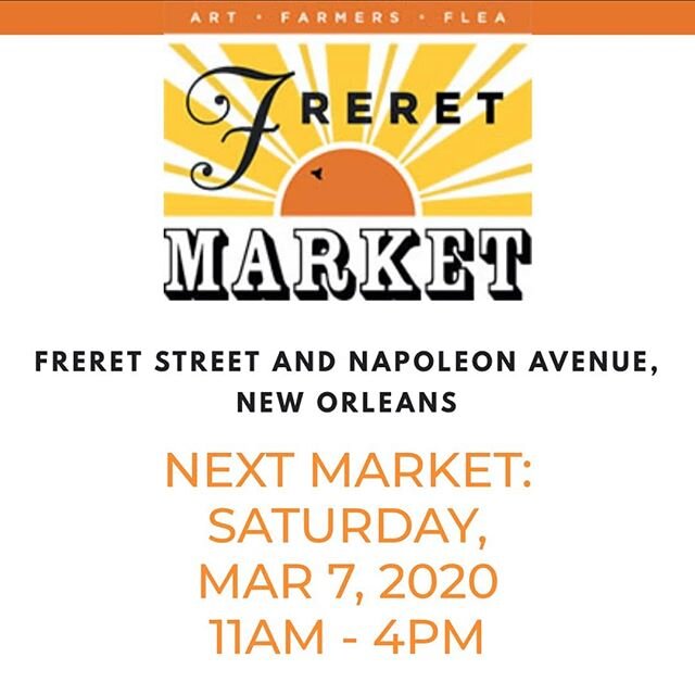 Hey! We're going to be at the @thefreretmarket tommorow! Come check out some of our new pieces!
.
.
.
.
.
#neworleansartist #nolaart #planters #nolaartist #garden #concreteart #cementplanter #succulents #cementart #artfarm #artfarmnola