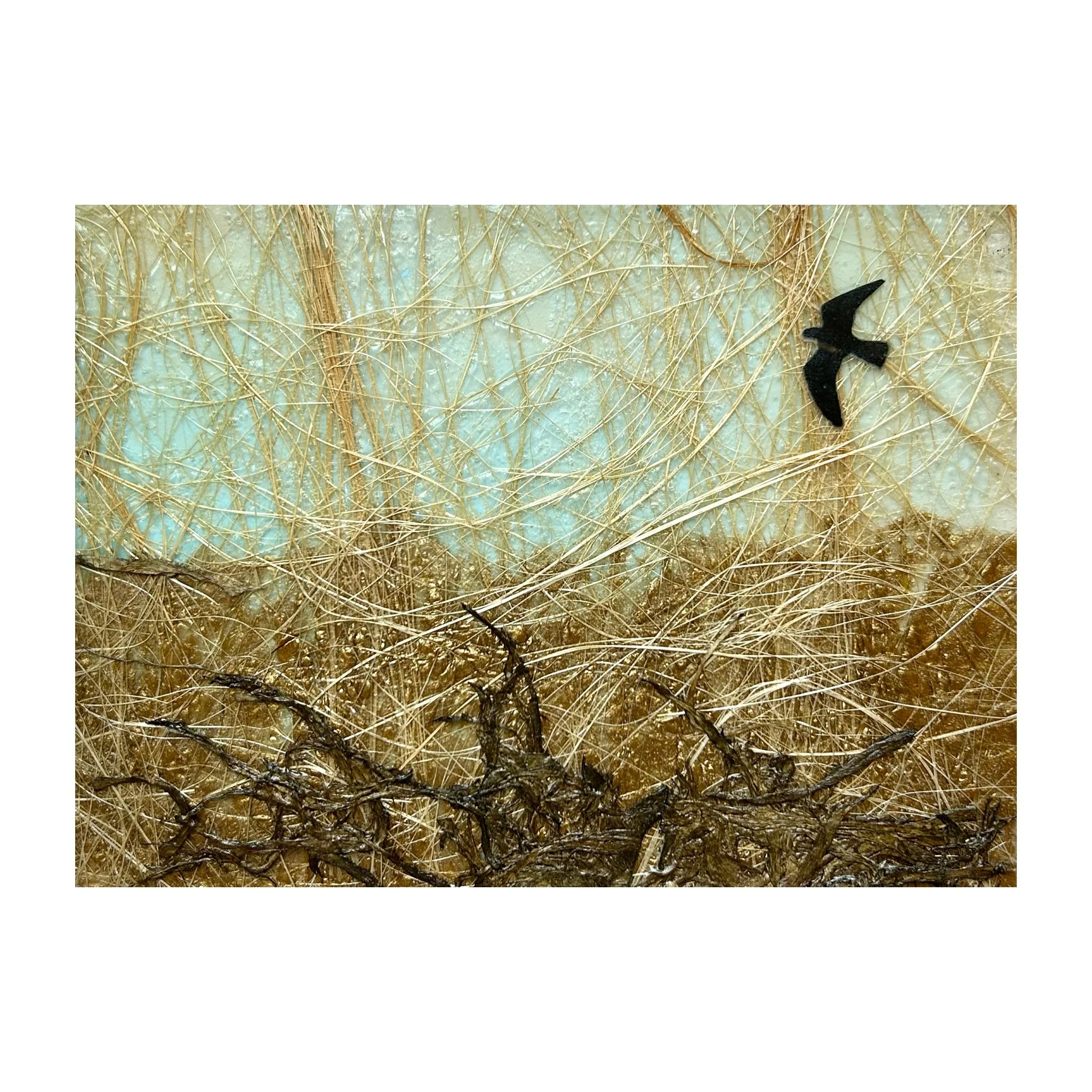 "Unrelinquished Resolve" - 6" x 8" x 1.5"