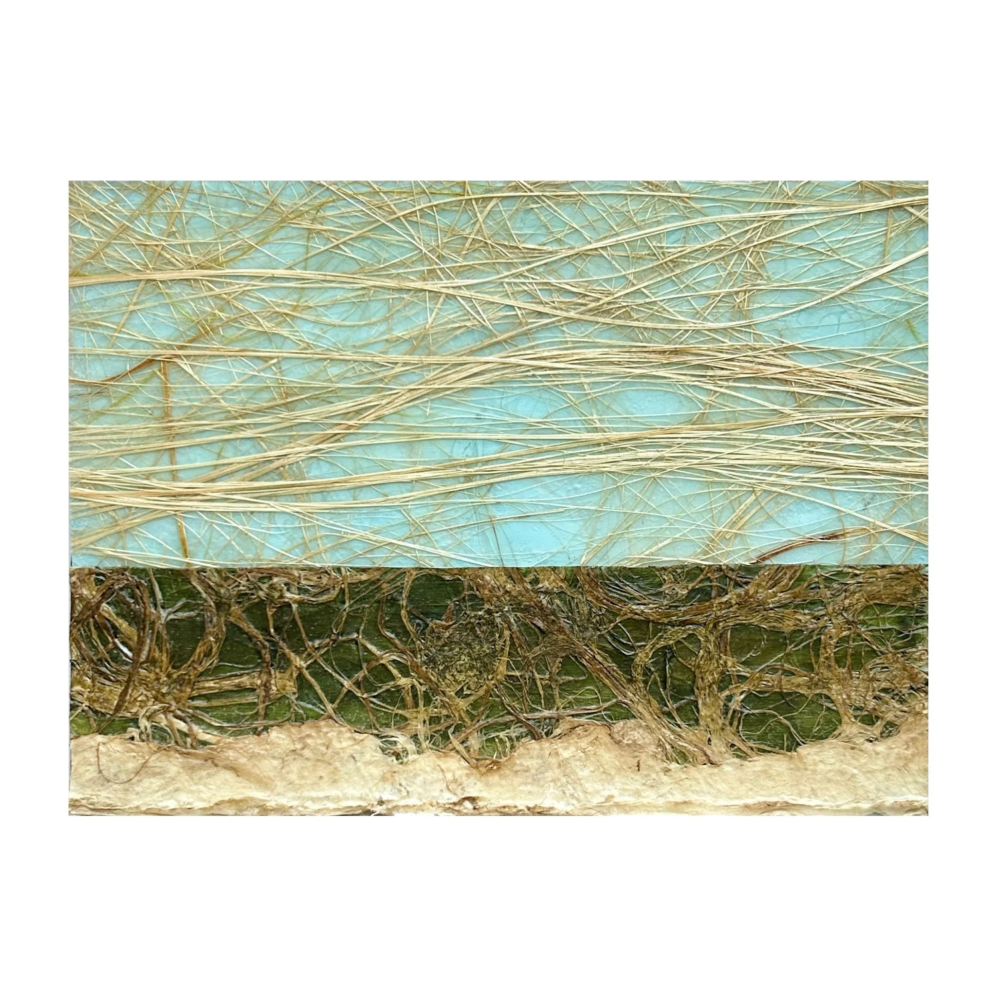 "We Longed for More but Had Wind and Whispers" = 6" x 8" x 1.5"