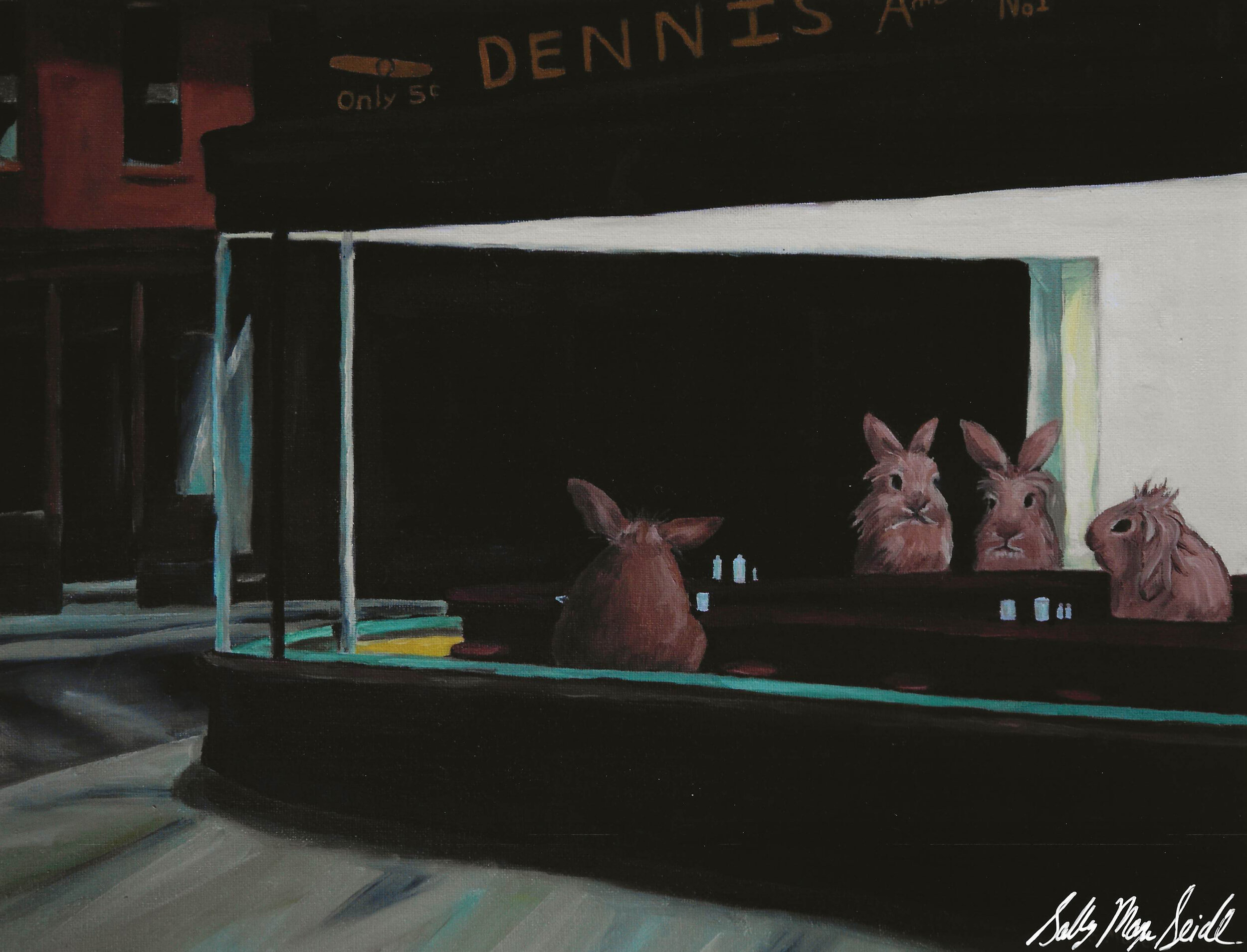 “Dennis Hopper as Nighthawks” archival print