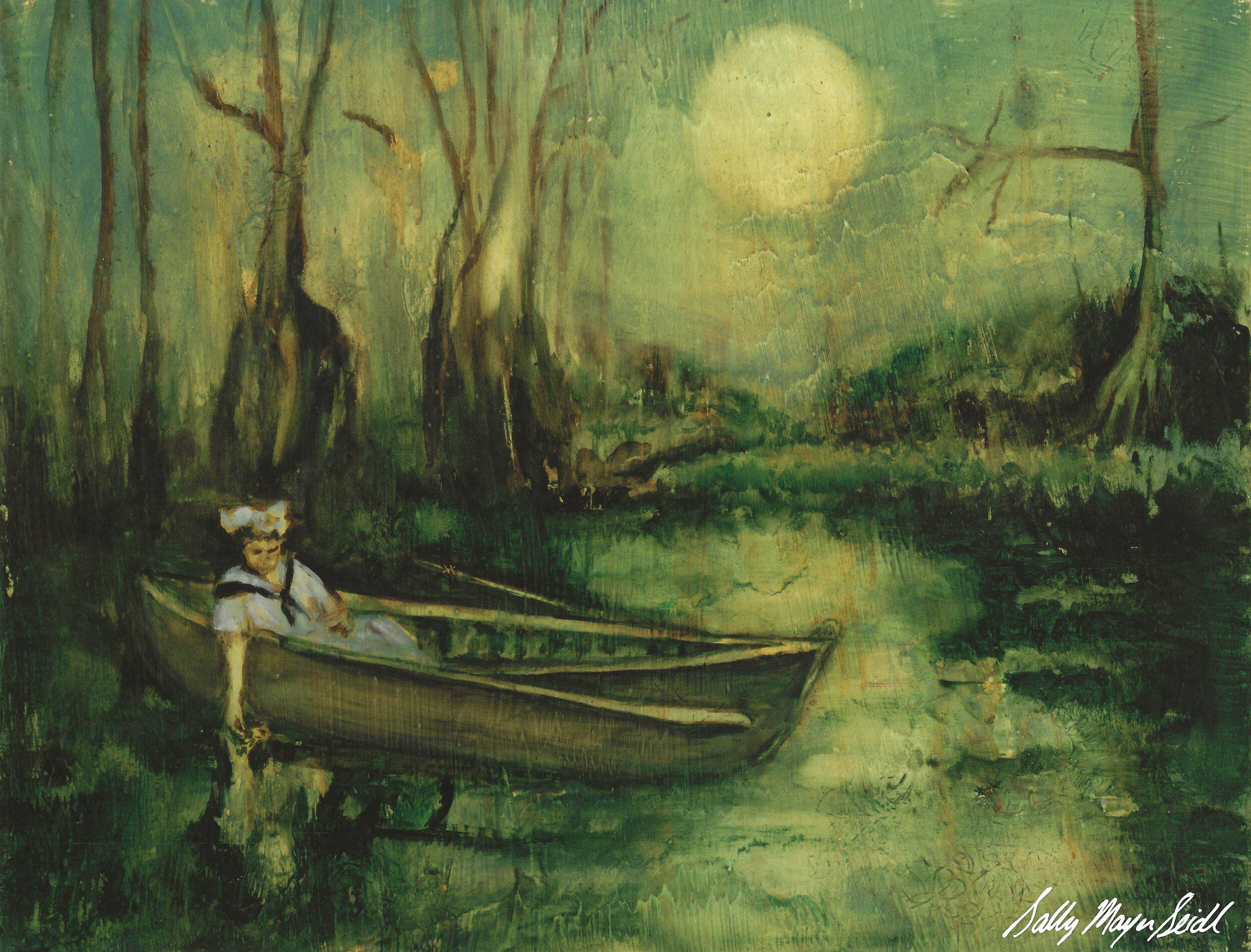 “Moonlight over the Cypress Swamp” archival print