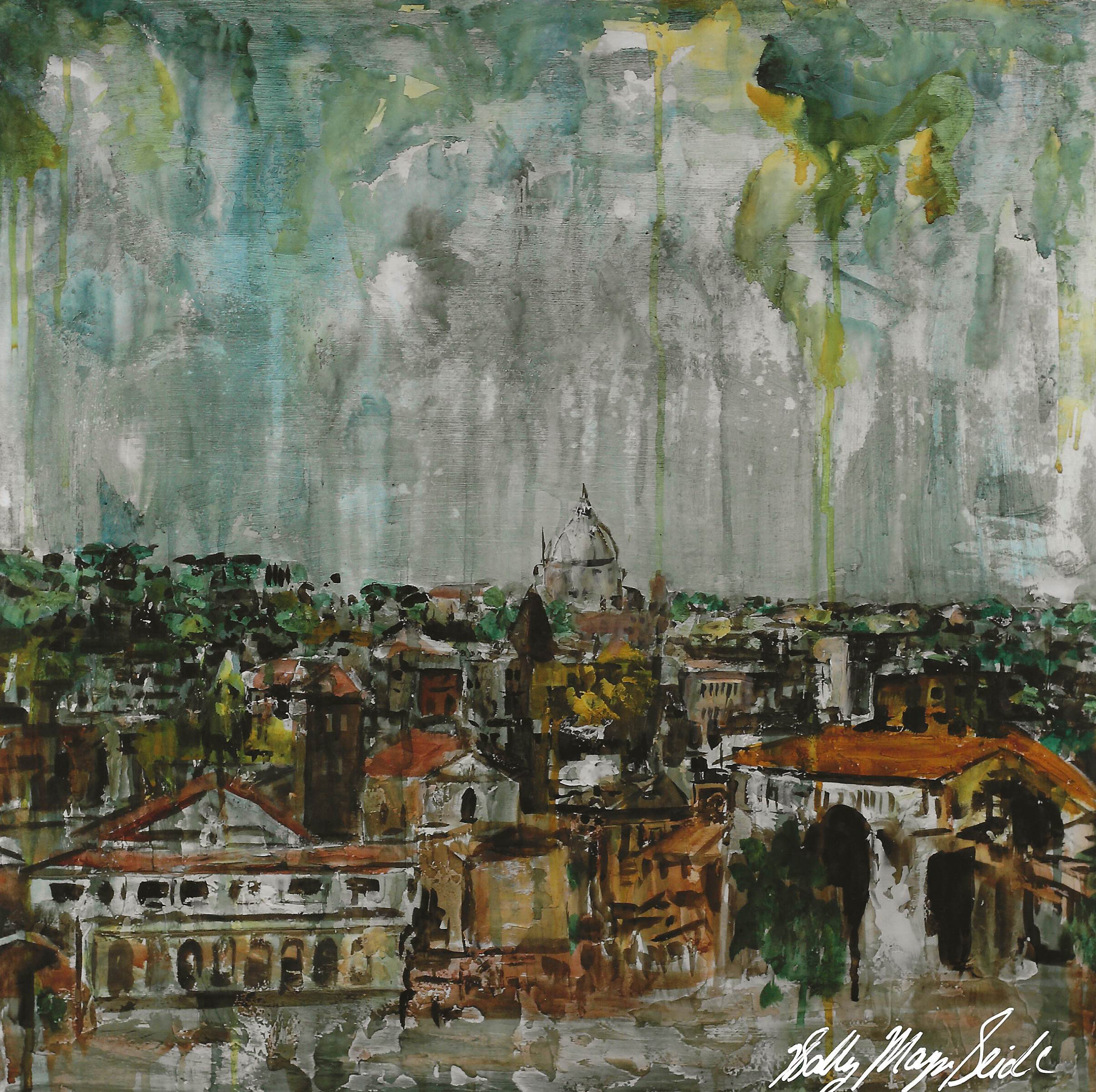 “View from the Orange Garden” archival print