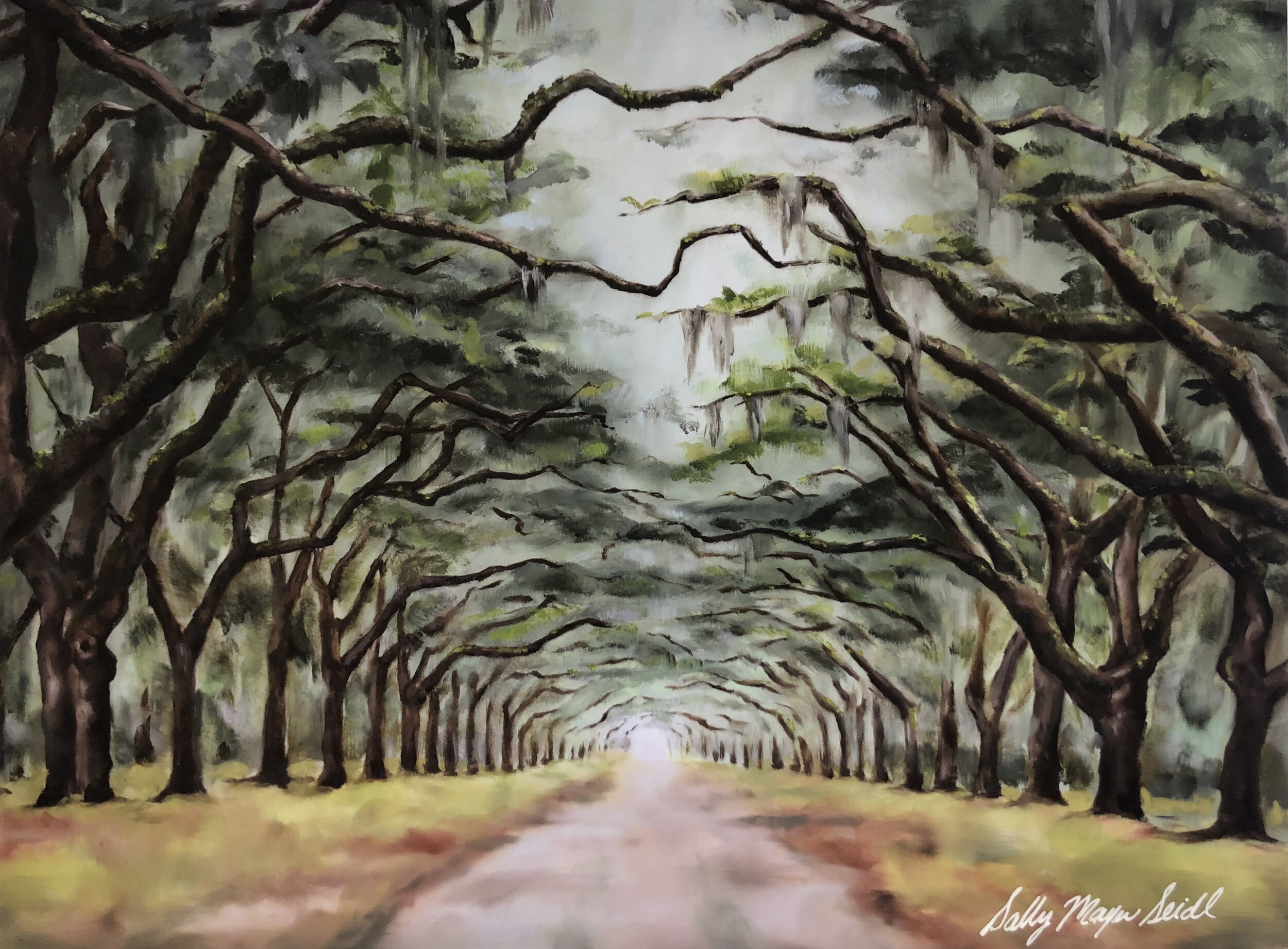 “Wormsloe” archival print