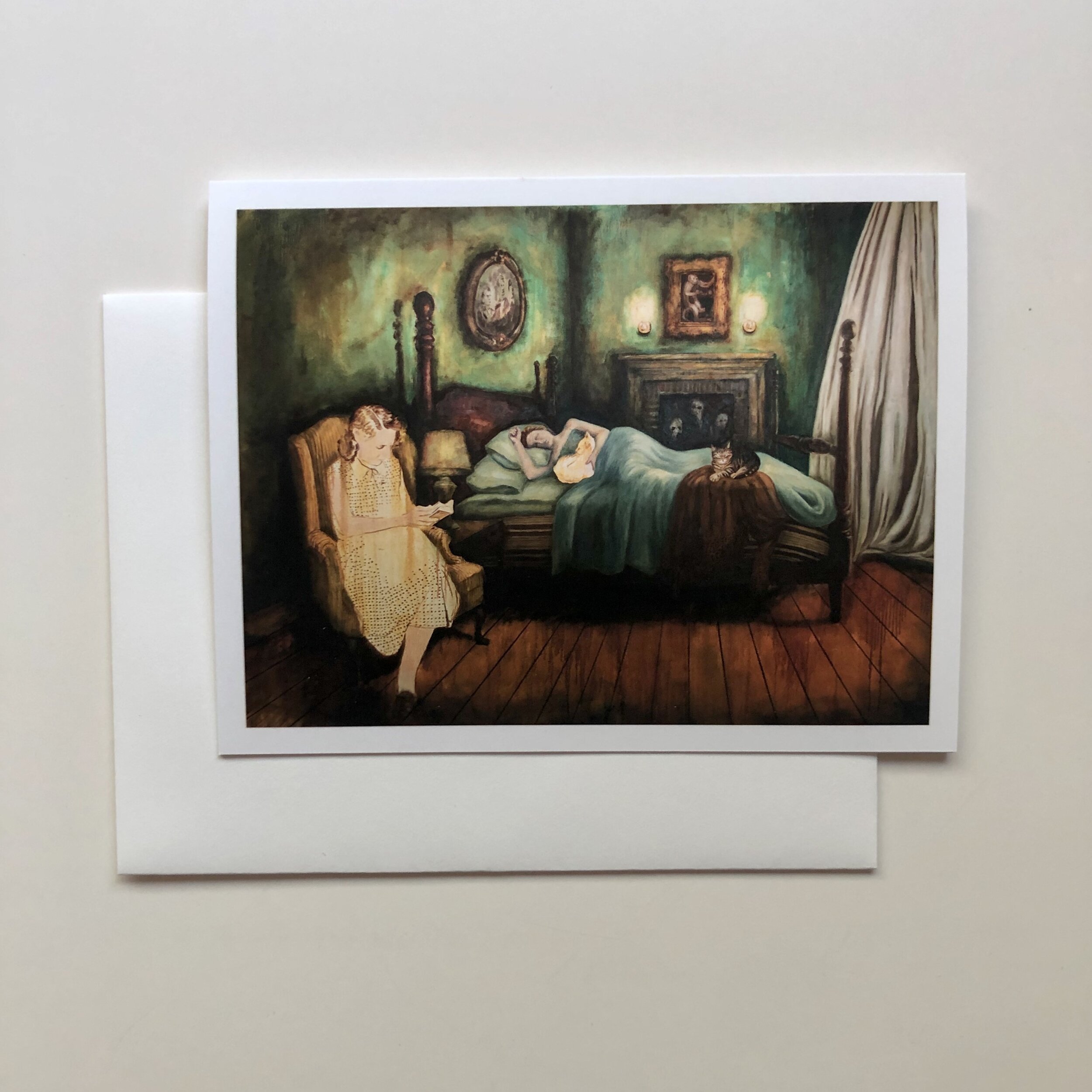 “Green Tea” notecard