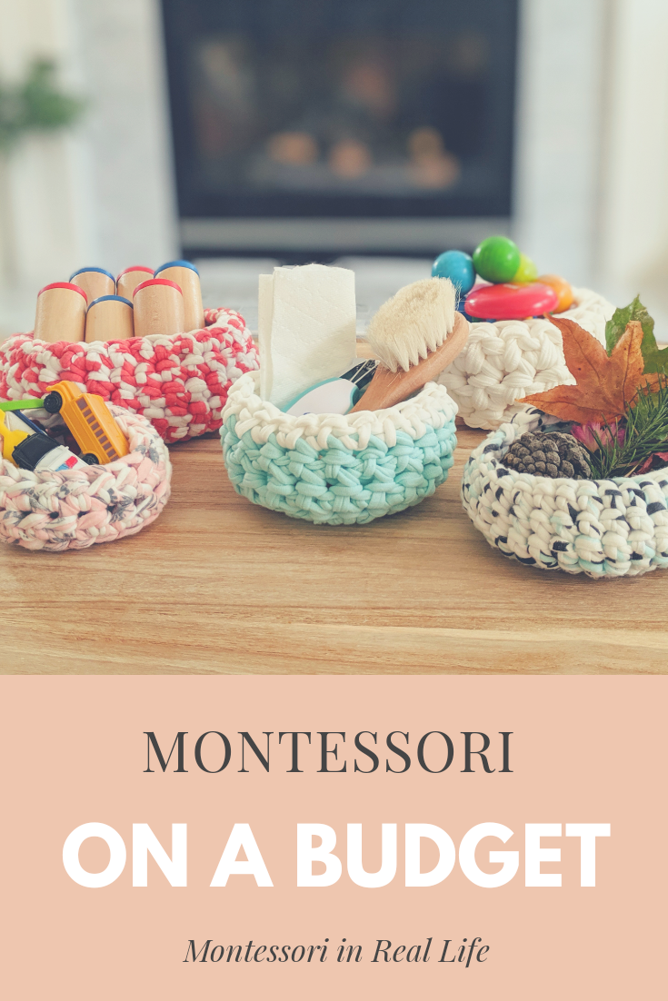 Crochet play food Toddler learning toy Monressori toys