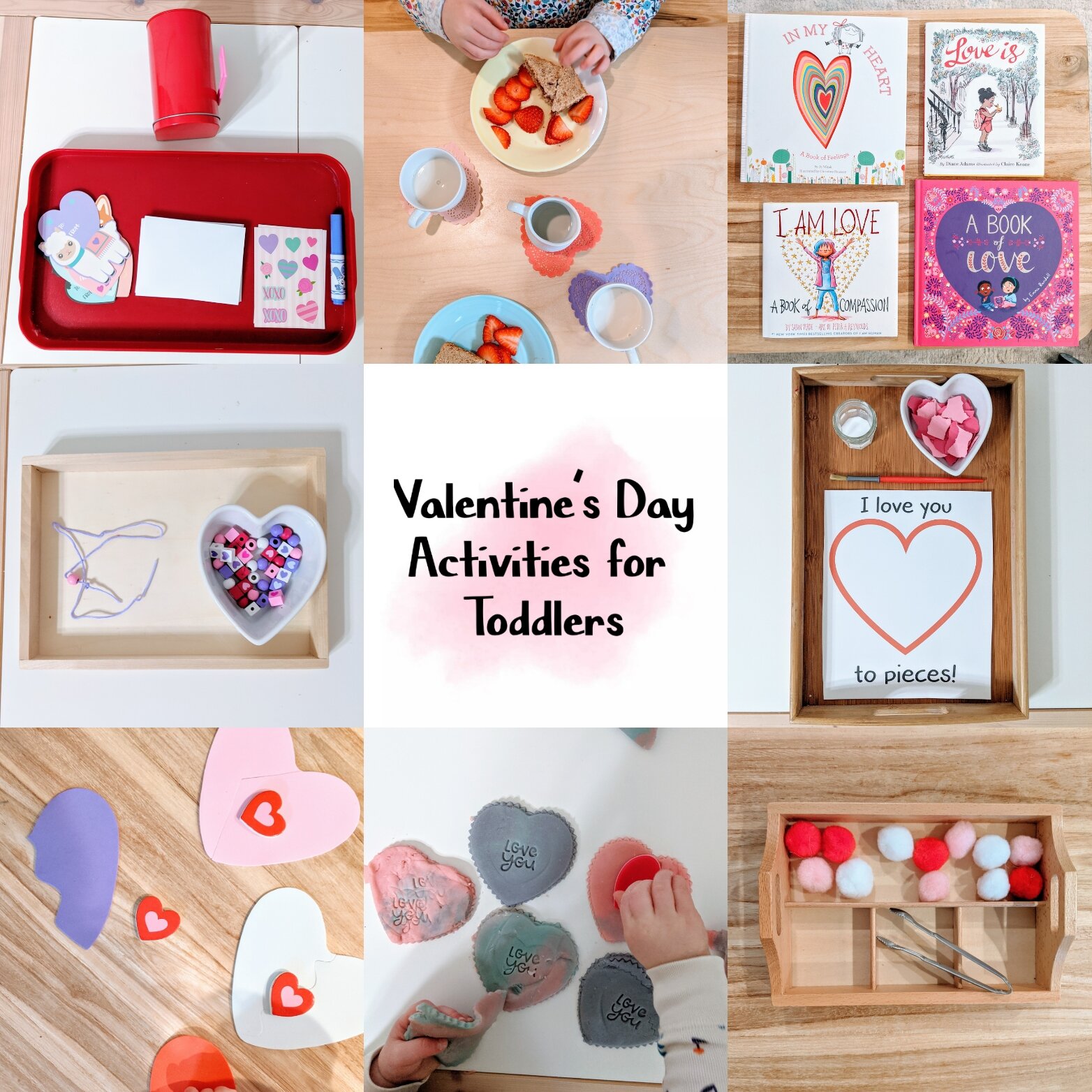 Valentine Bead Sort  What Can We Do With Paper And Glue