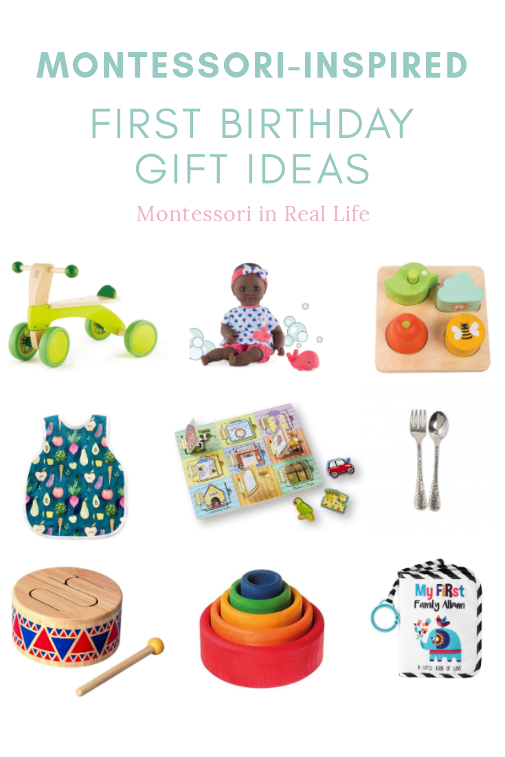 Montessori-Inspired First Birthday Gift Ideas — Montessori in Real