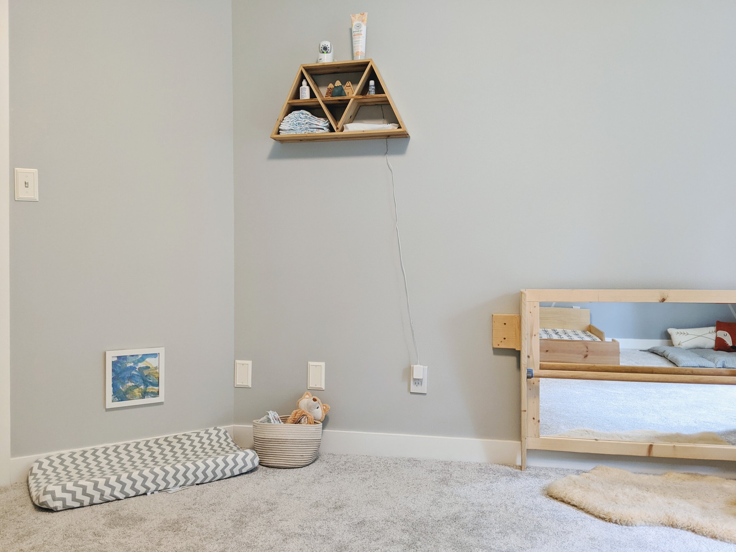 Baby Proofing with a Montessori Floor Bed
