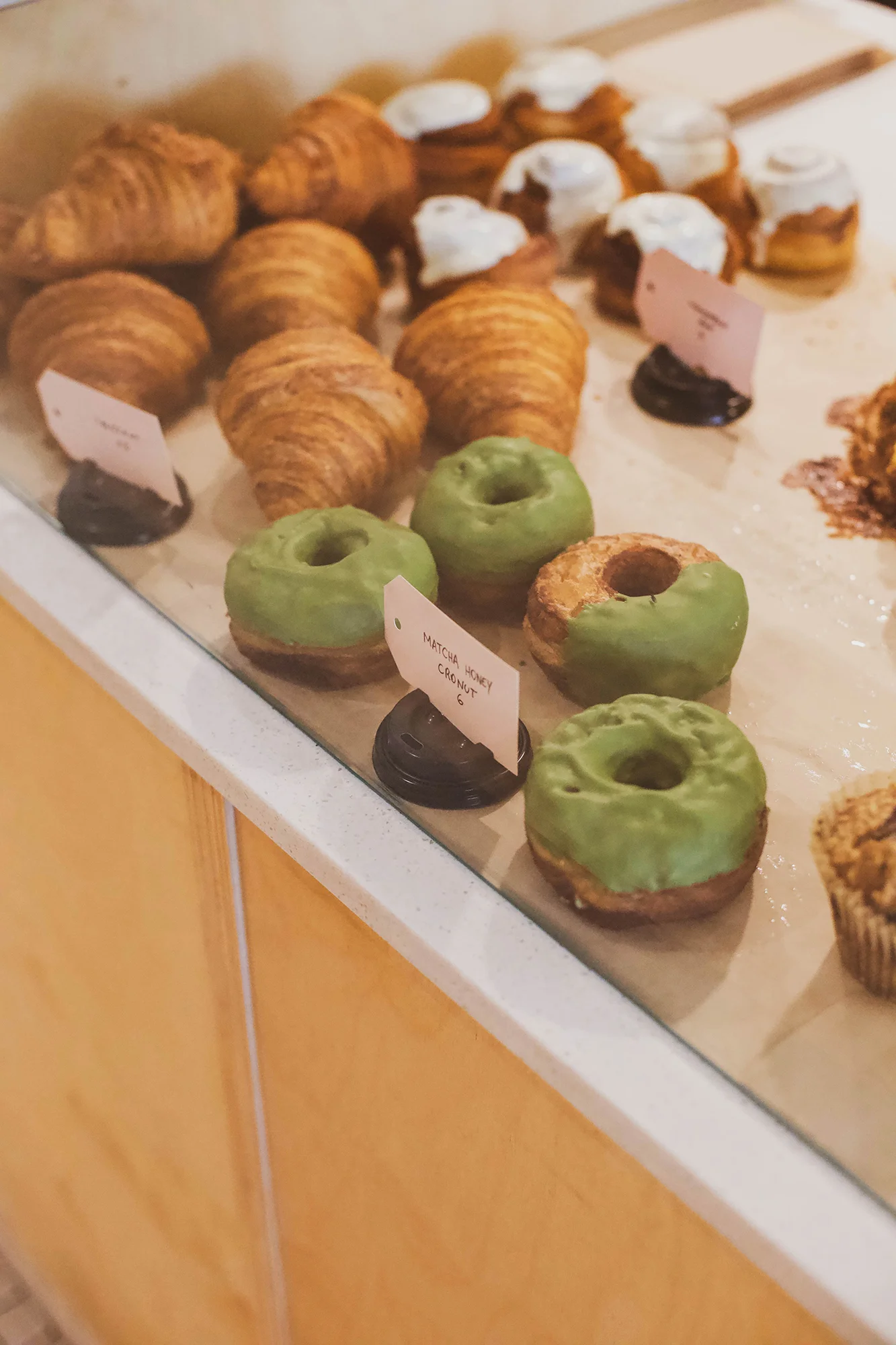 matcha honey cronuts
