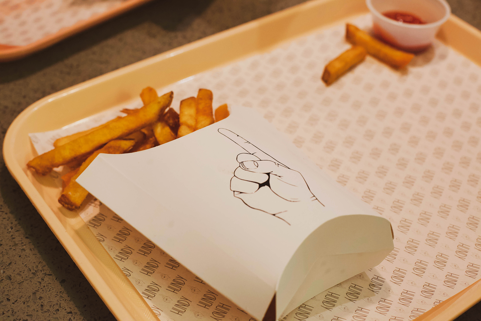 house-cut, double-cooked french fries