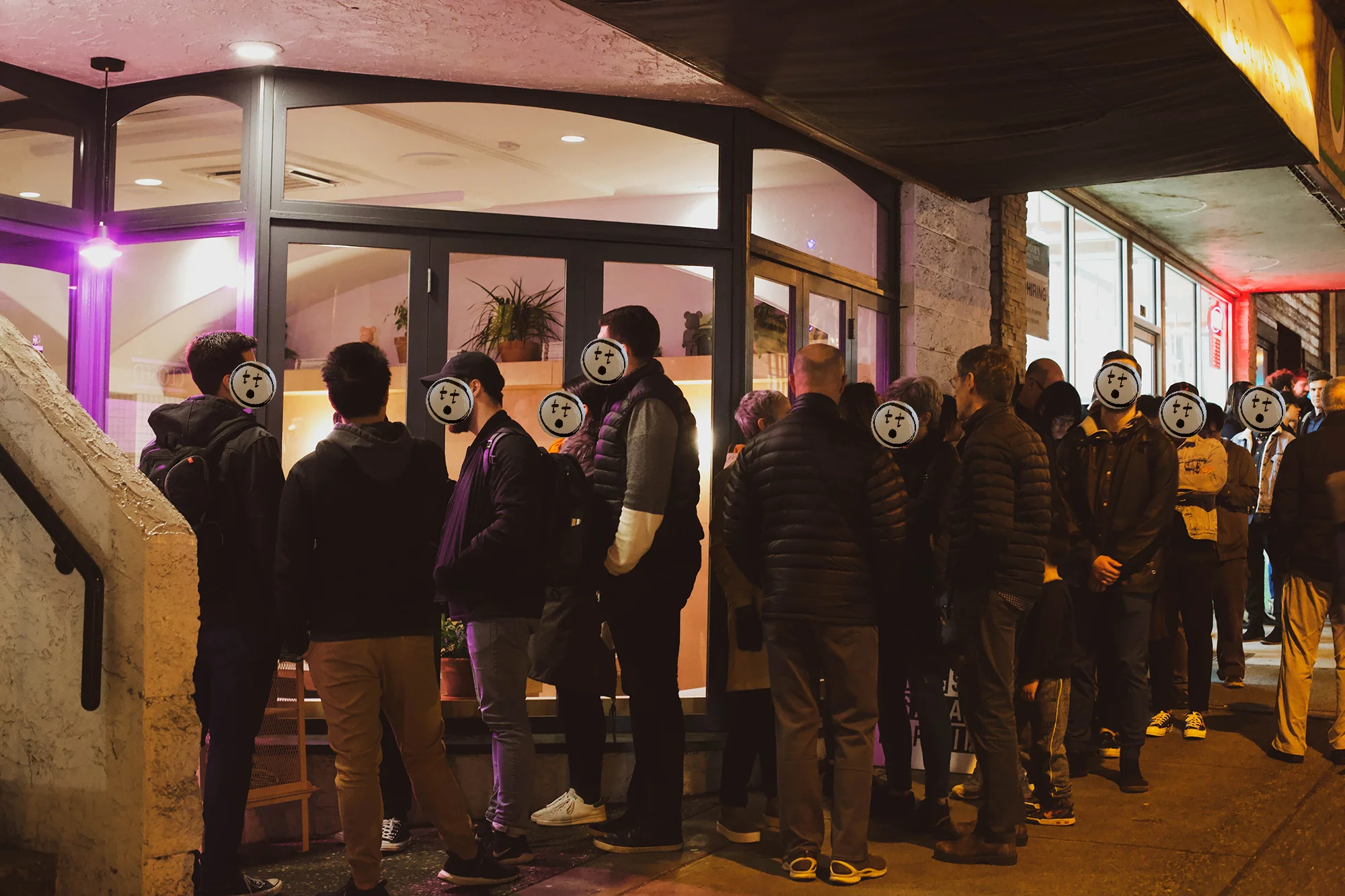 consistent lineups of excited burger-seekers