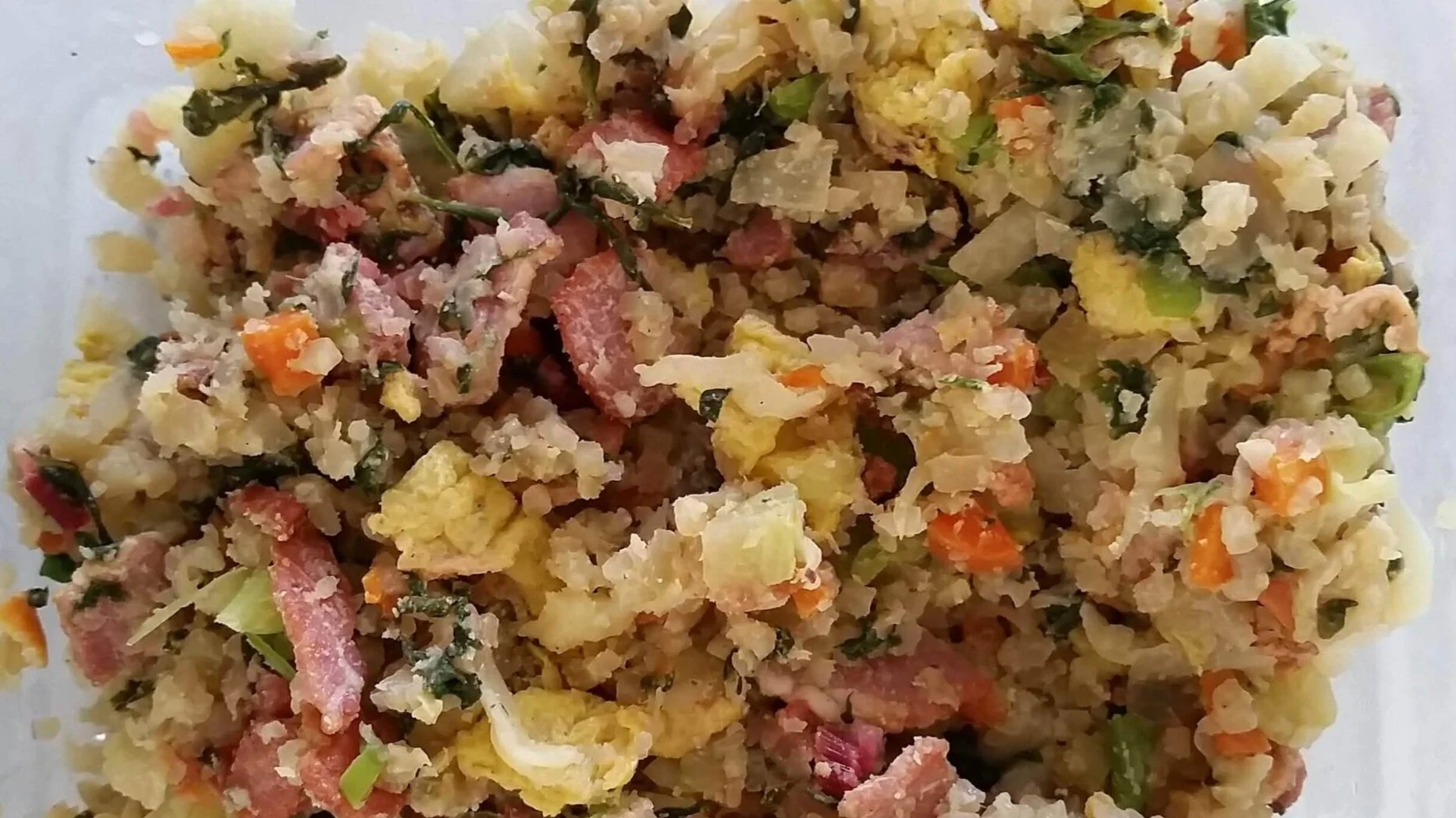 Cauliflower fried rice                                                                           