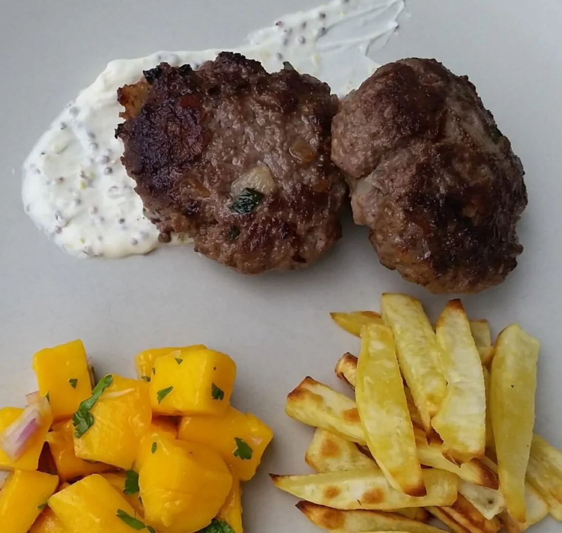 Bacon Jalapeno Burgers + mustard aioli