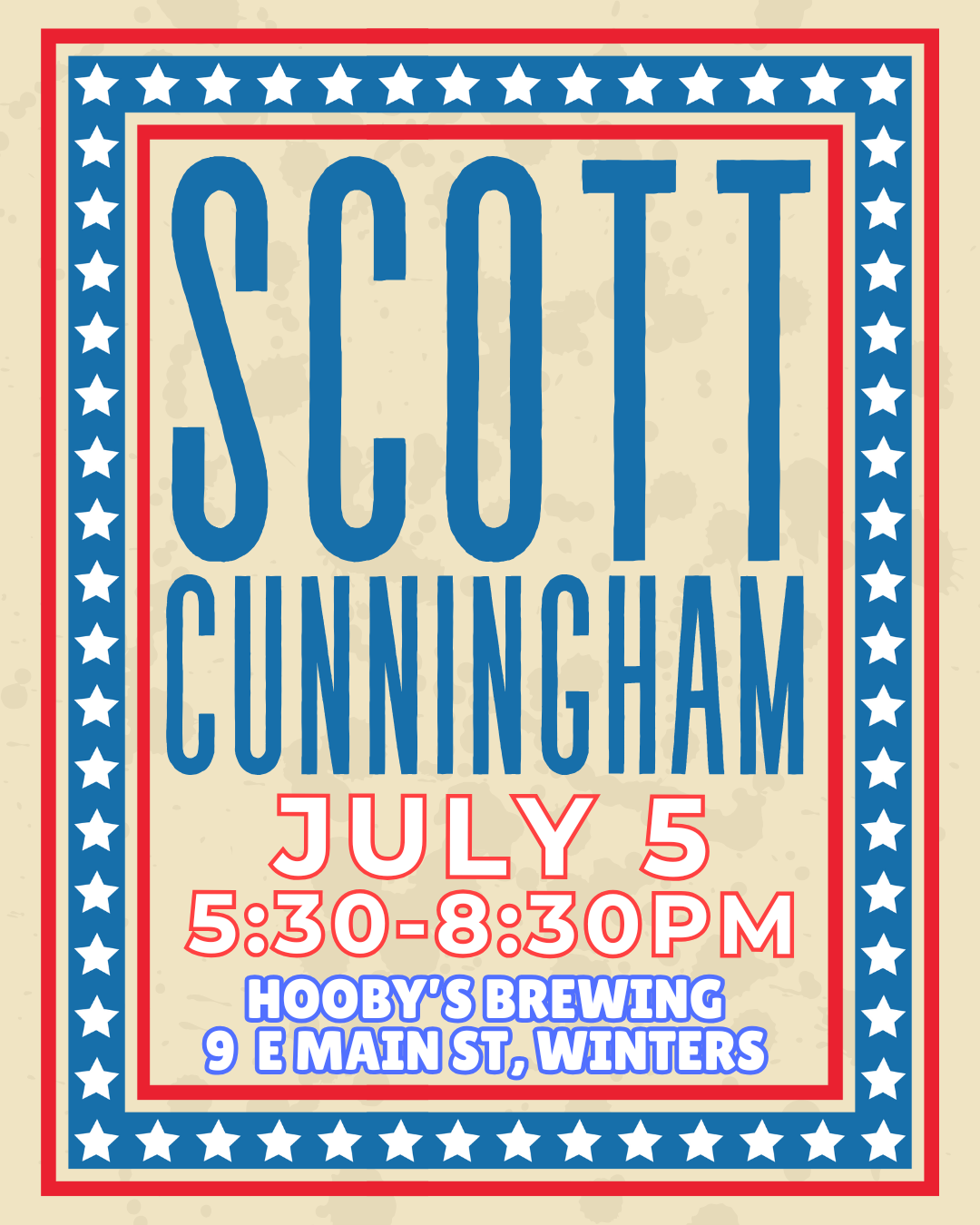 LIVE MUSIC FROM SCOTT CUNNINGHAM