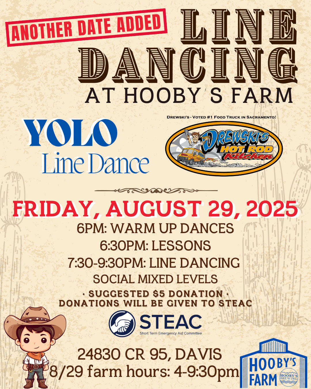 LINE DANCING @ THE FARM