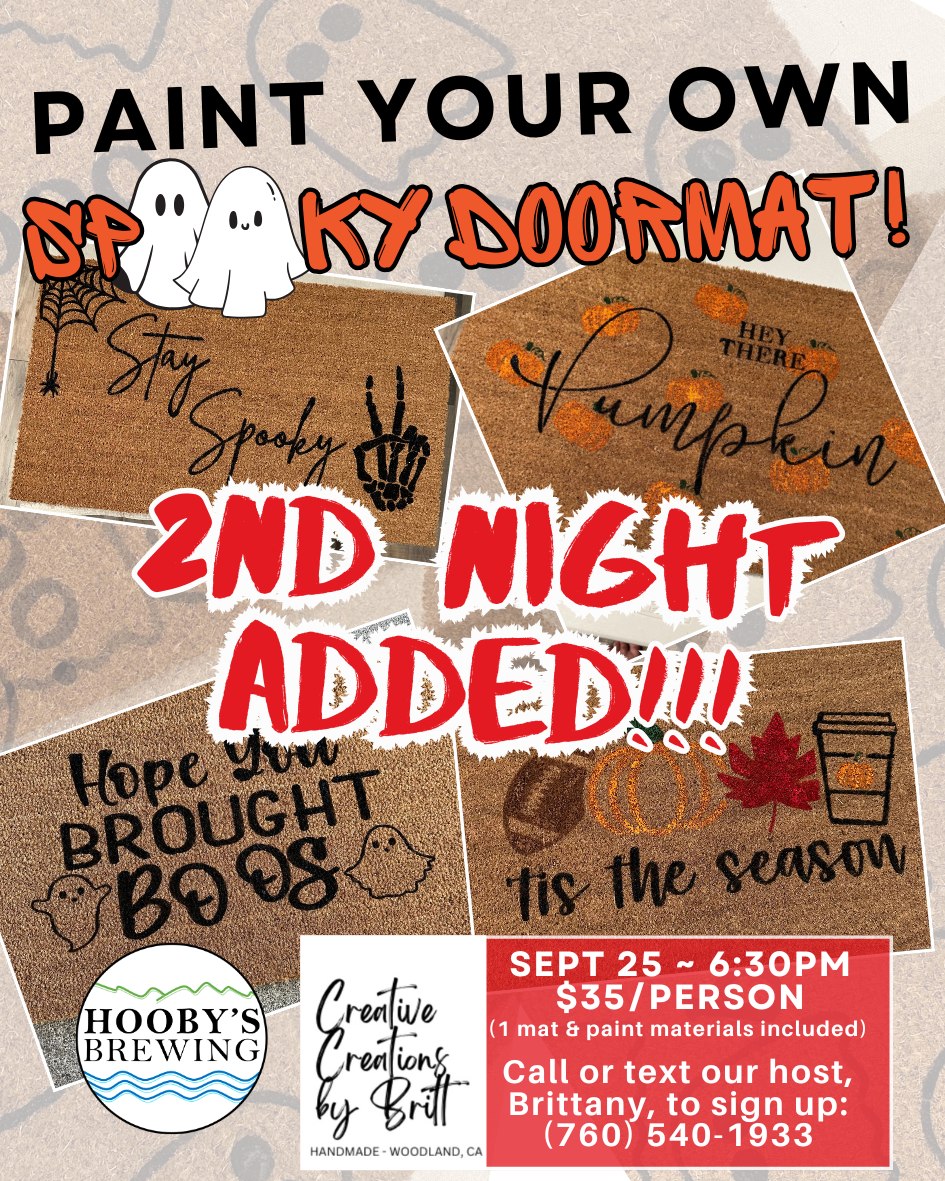 SpOOky Doormat Paint Party!
