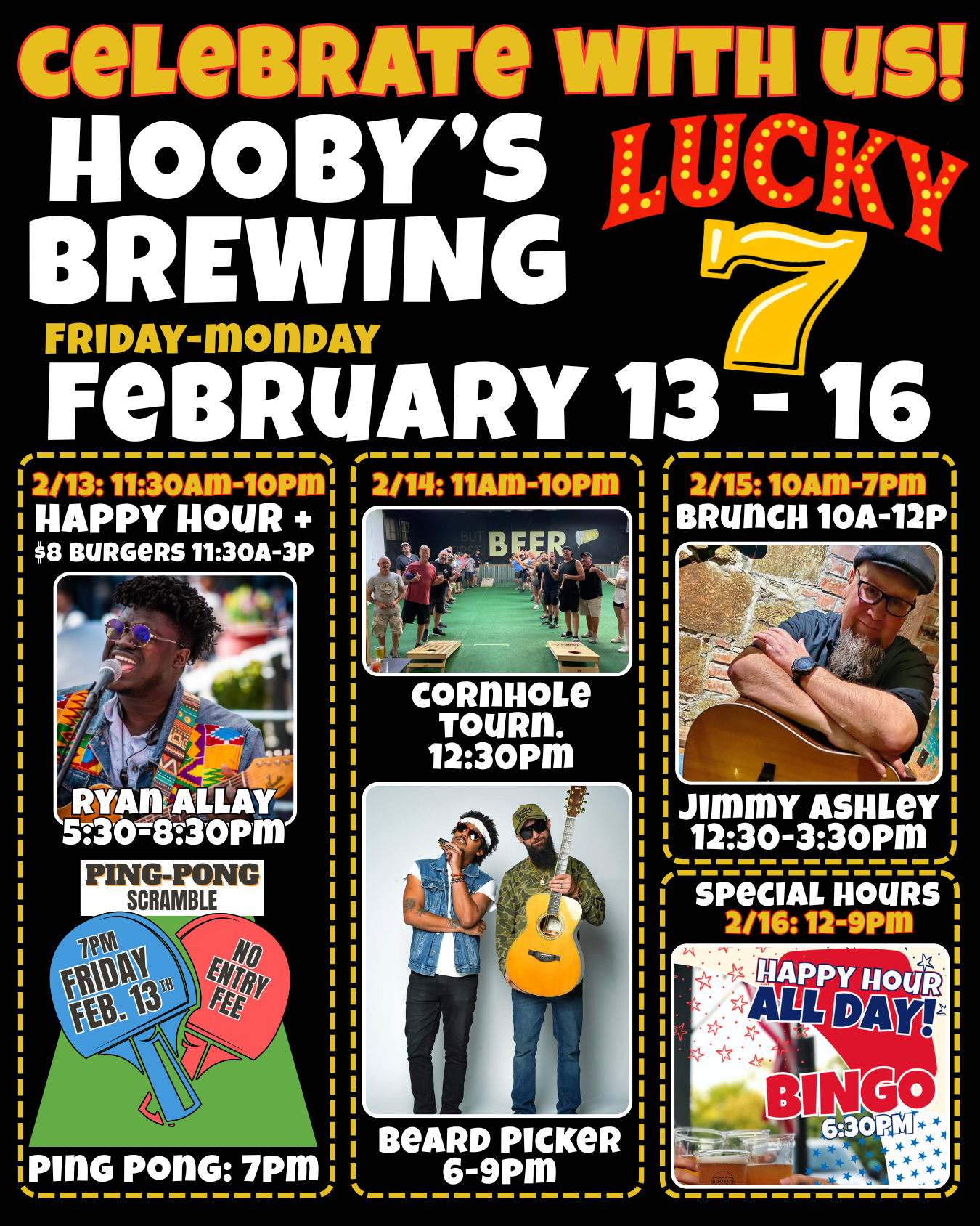 Hooby’s Brewing Turns Lucky 7!